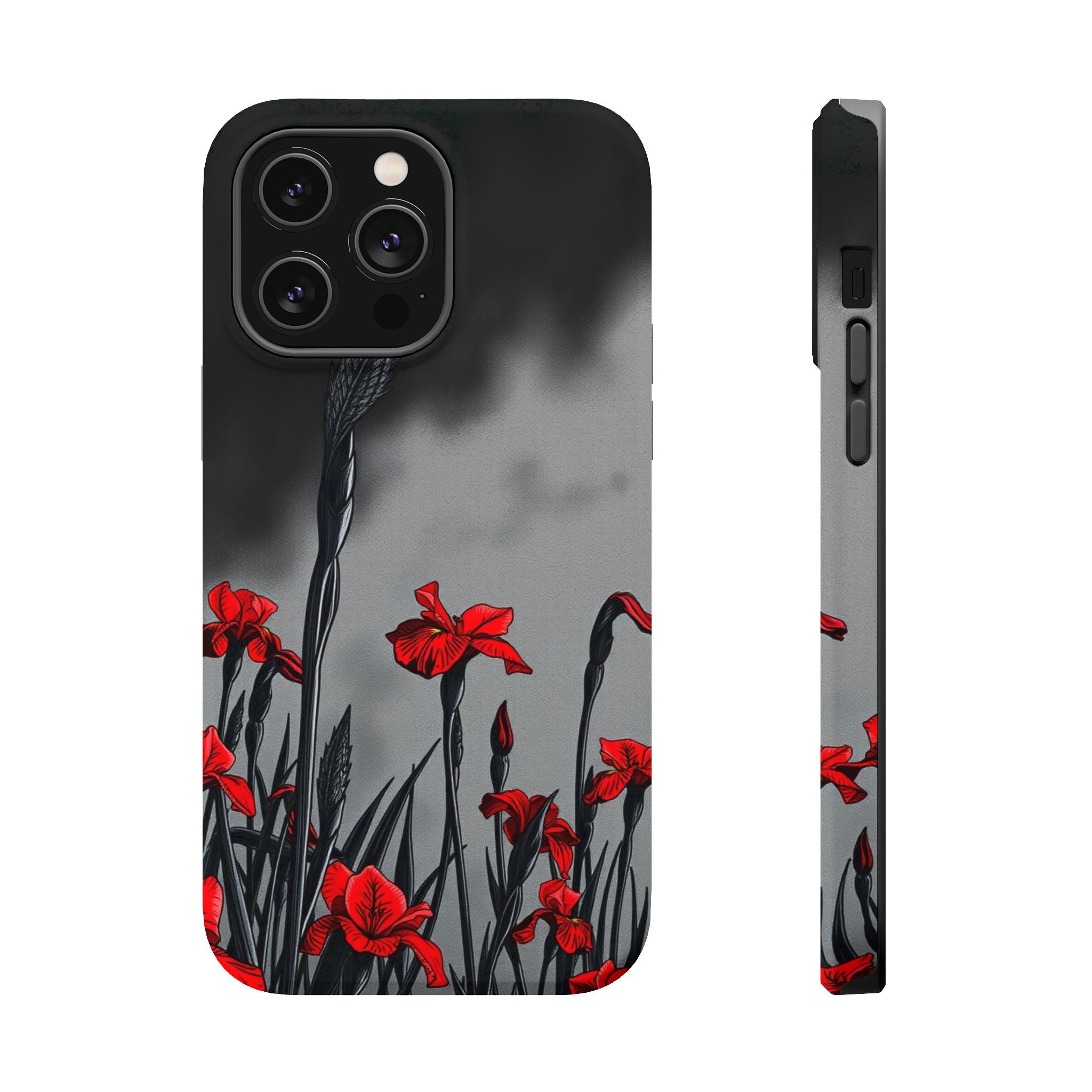 iPhone Iris Garden Cinematic Art Soft Finish Everyday Cas Slim Snap Case · iPhon