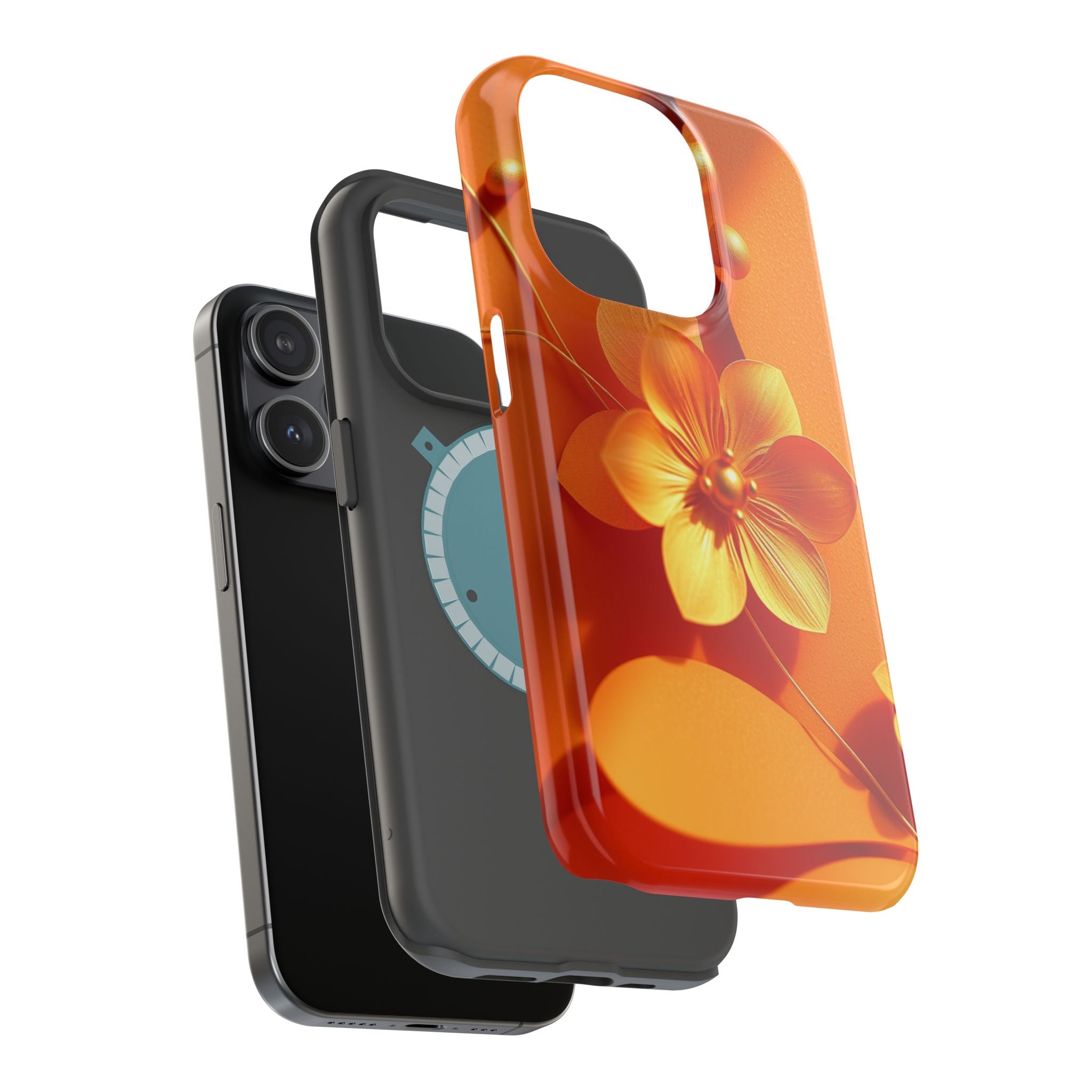 iPhone Floral Geometric Gold Foil Luxury Slim Everyday iPhone Designer · iPhone