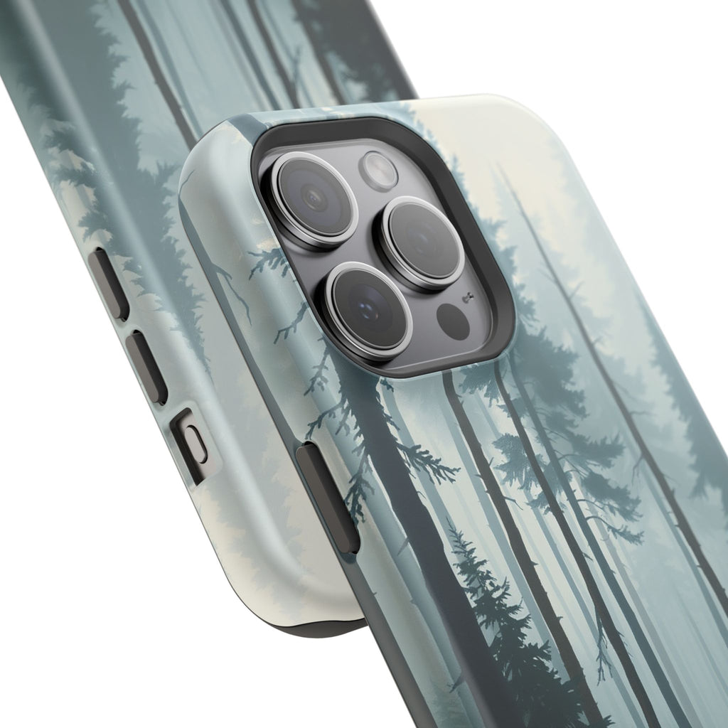 iPhone Serene Misty Forest Path Design Slim Everyday Designer Case · iPhone Case