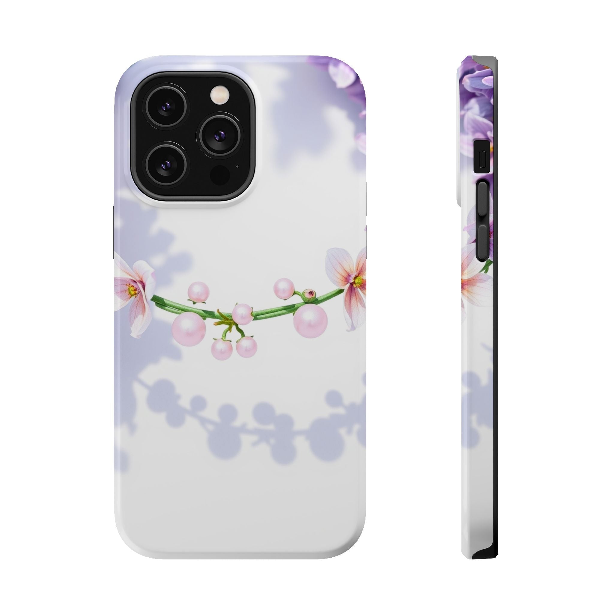 iPhone Vibrant Floral Crown Design Clean Minimal Snap Cas Slim Snap Case · iPhon