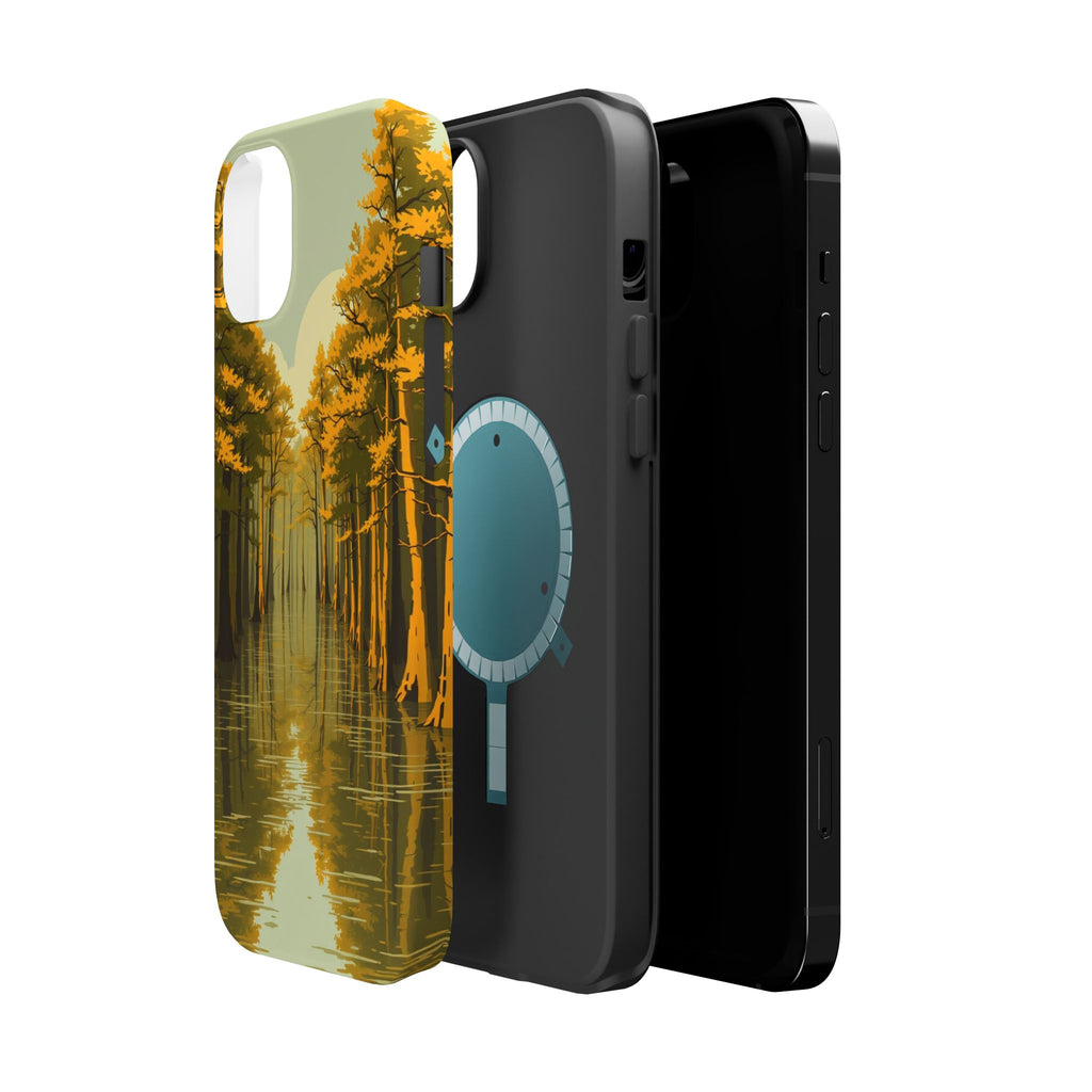 iPhone Cypress Swamp Enchanted Art Bold Modern Everyday Snap Case · iPhone Case
