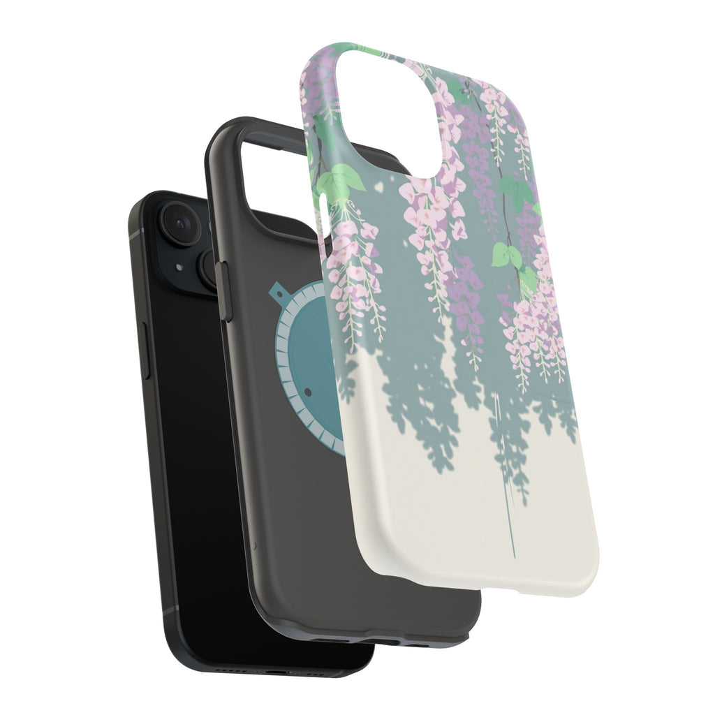 iPhone Dreamy Wisteria Cascade Design Slim Everyday Designer Case · iPhone Case