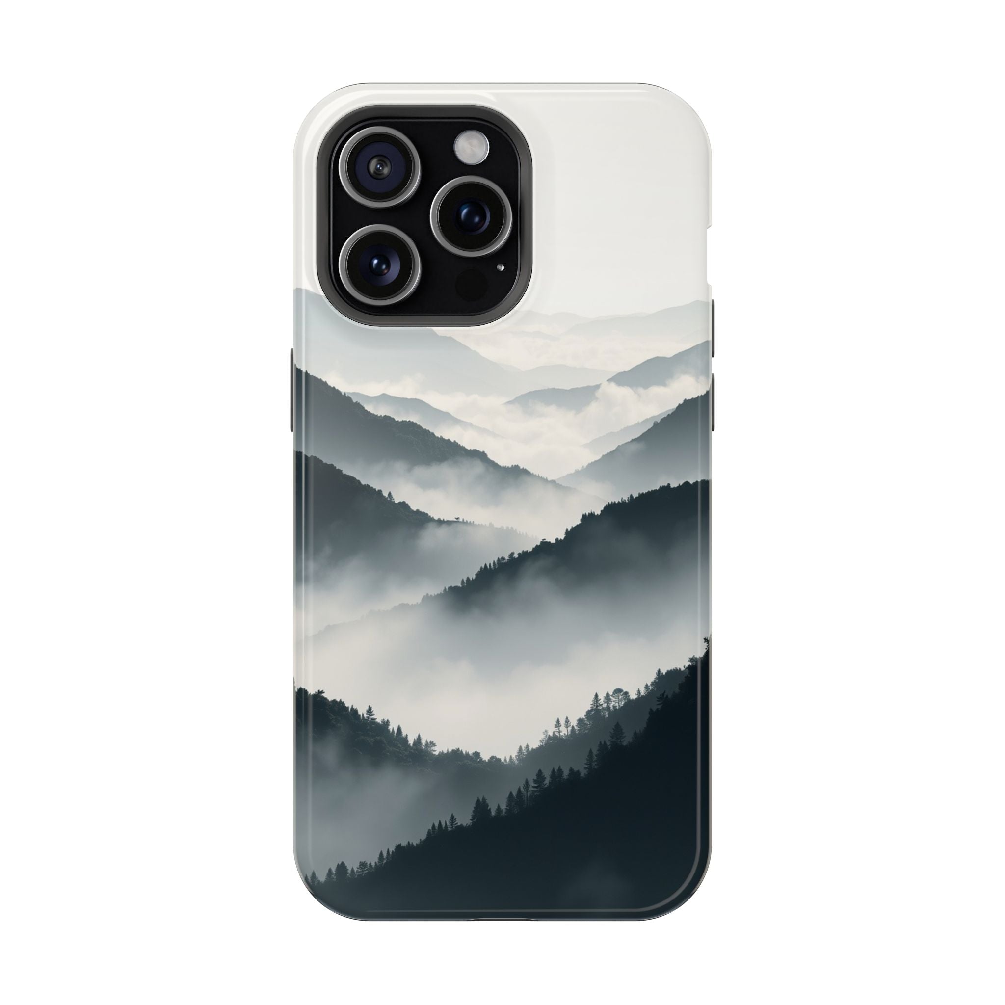 iPhone Dreamy Fog Rolling Over Hills Design Slim iPhone Everyday · iPhone Case