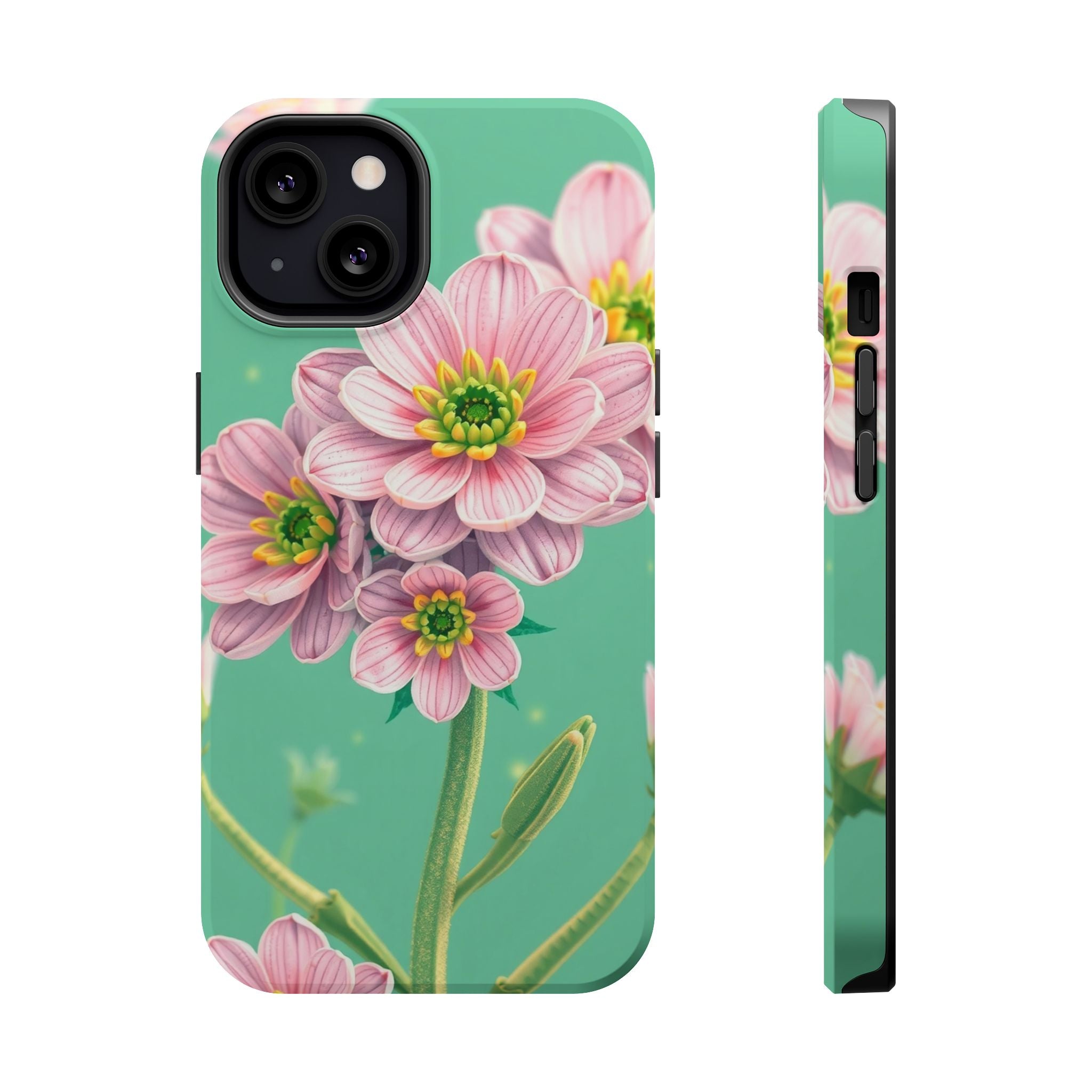 iPhone Vibrant Ranunculus Stack Design Slim Everyday Designer Case · iPhone Case