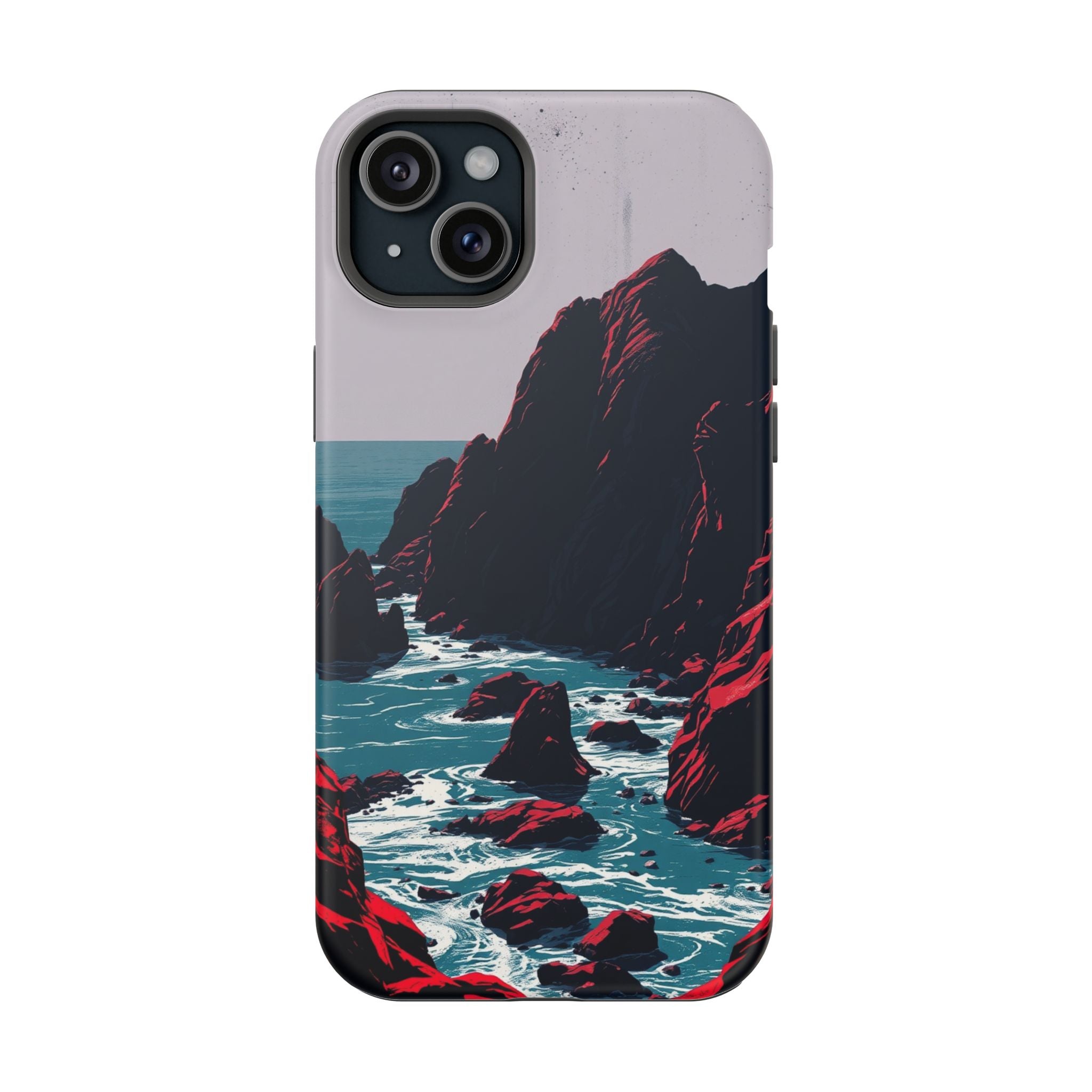 iPhone Vibrant Rocky Coastline Design Slim Everyday iPhone 15 Designer · iPhone