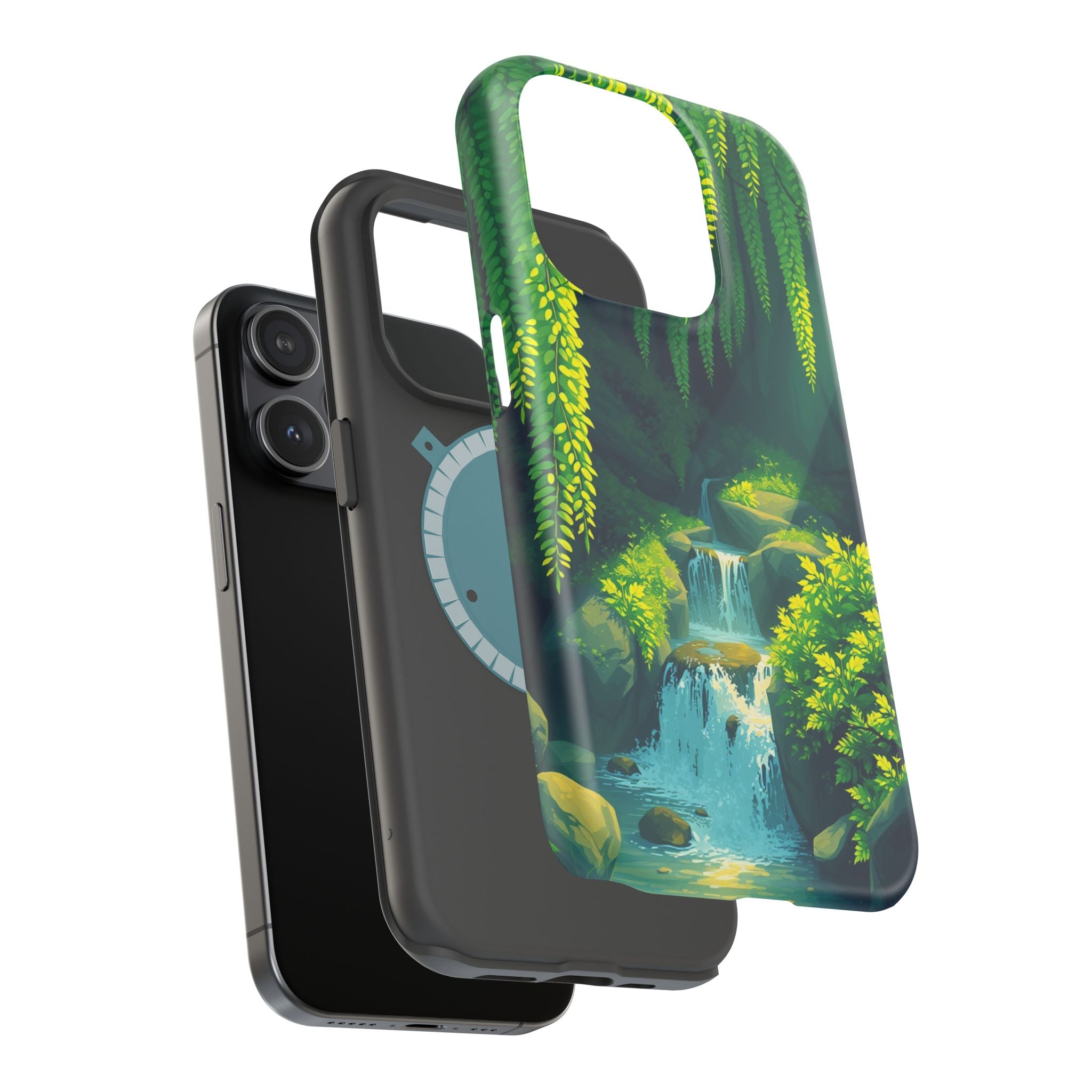 iPhone Earthy Wisteria Cascade Design Slim Everyday iPhone 13 Designer · iPhone