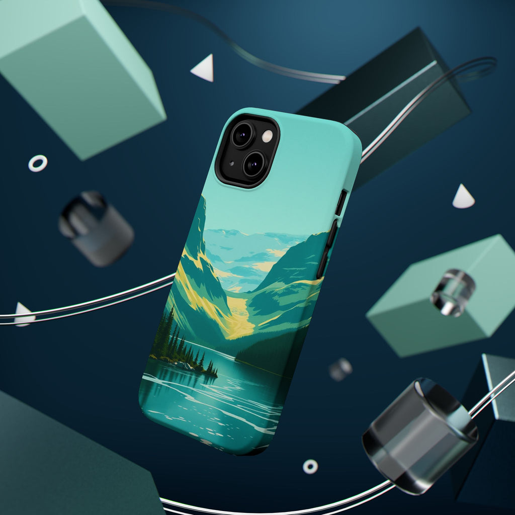 iPhone Radiant Glacier Lake Design Bold Modern Everyday Snap Case · iPhone Case