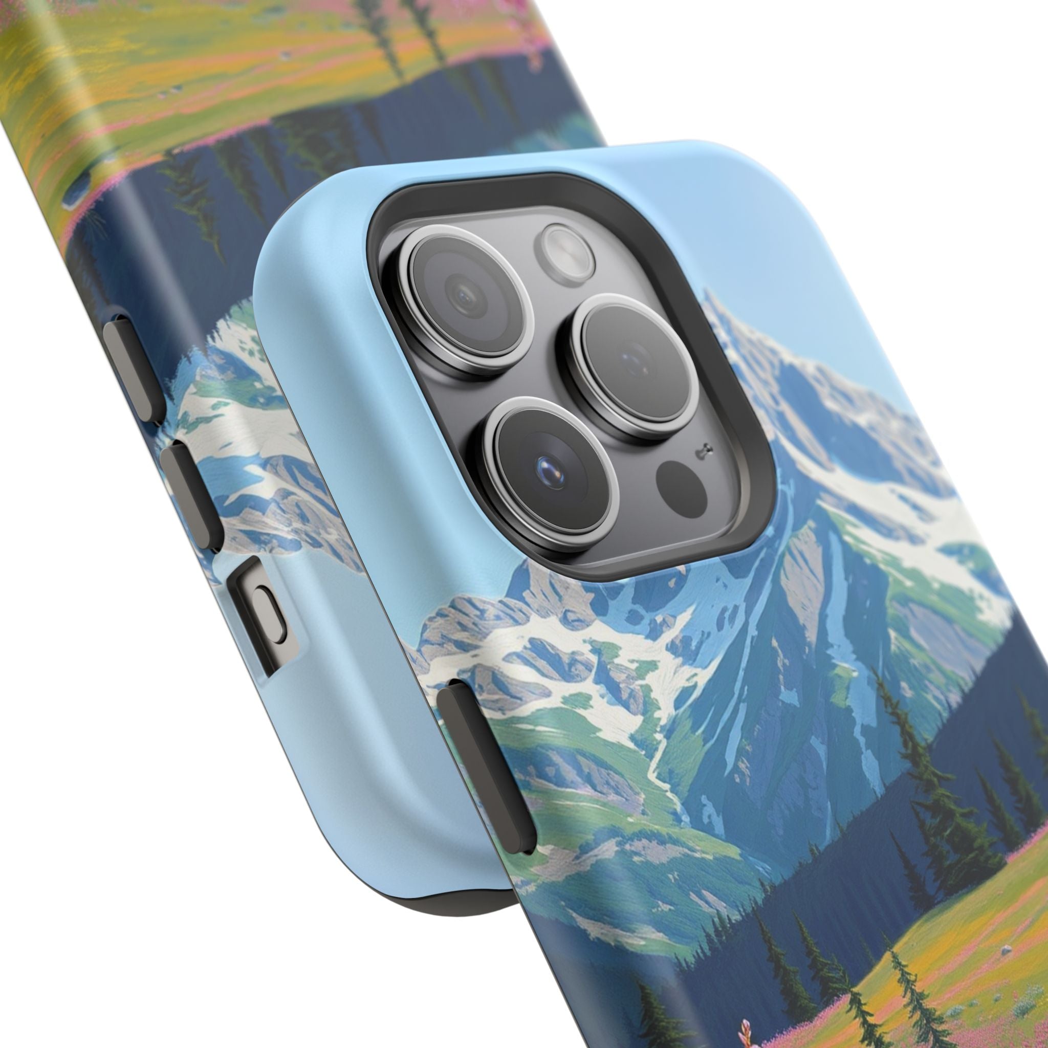 iPhone Earthy Alpine Meadow Design Bold Modern Everyday Snap Case · iPhone Case