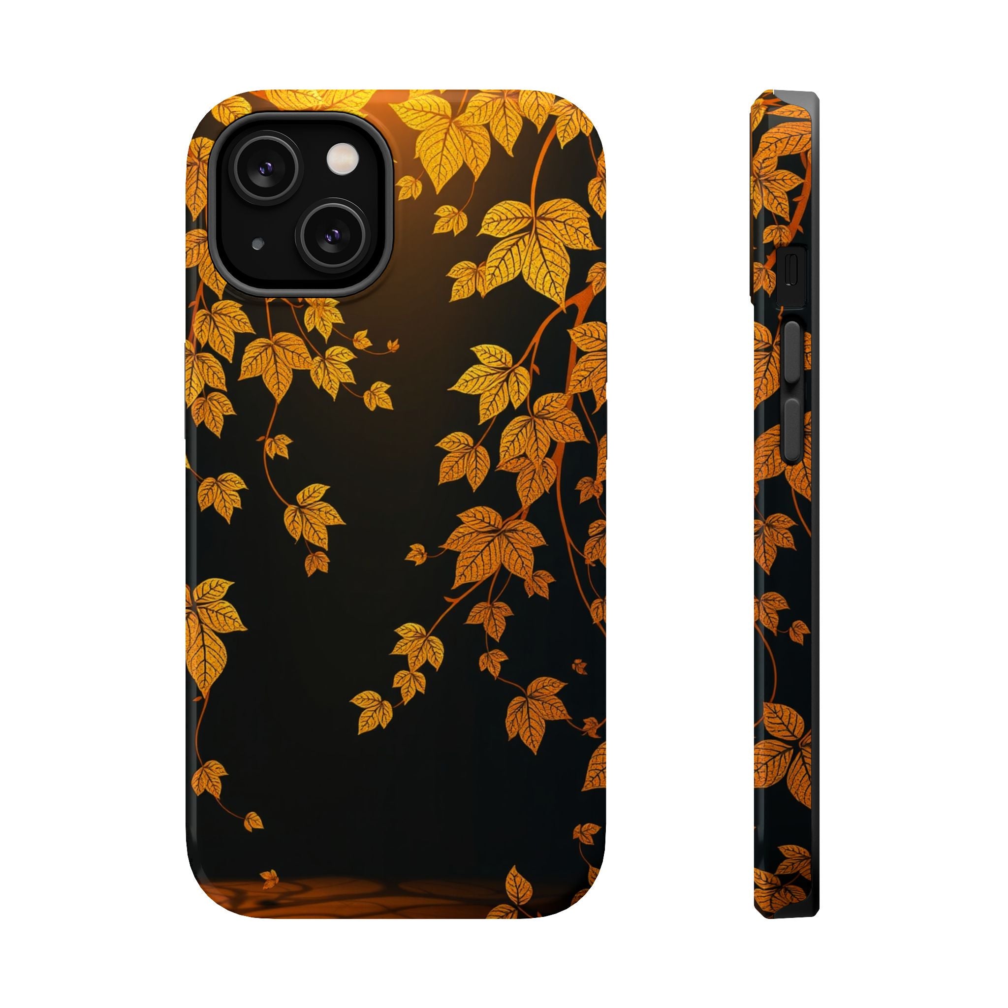 iPhone Mustard And Rust Art Nouveau Vine Slim Everyday iPhone 14 · iPhone Case