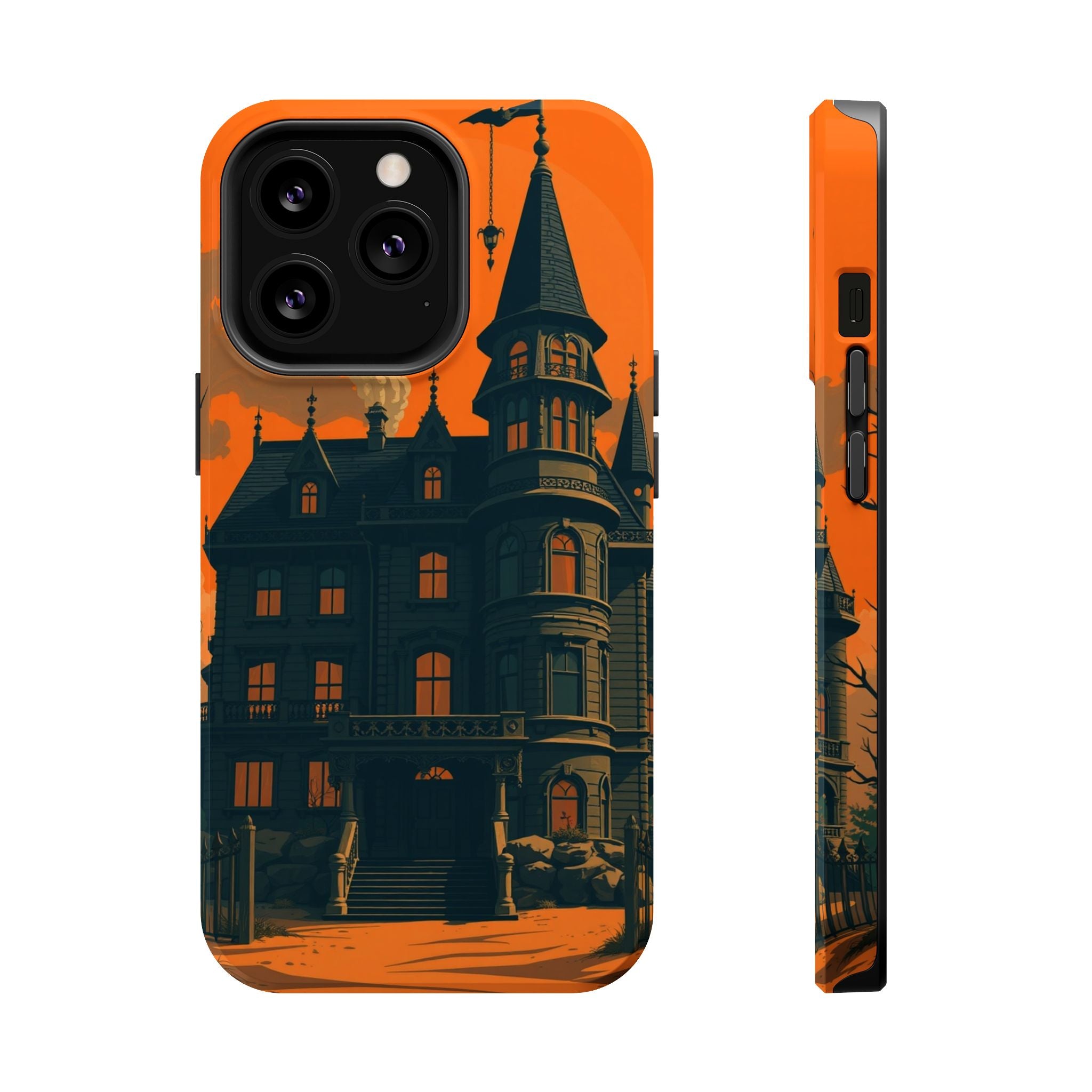 iPhone Vibrant Haunted Mansion Design Slim Everyday Designer Case · iPhone Case