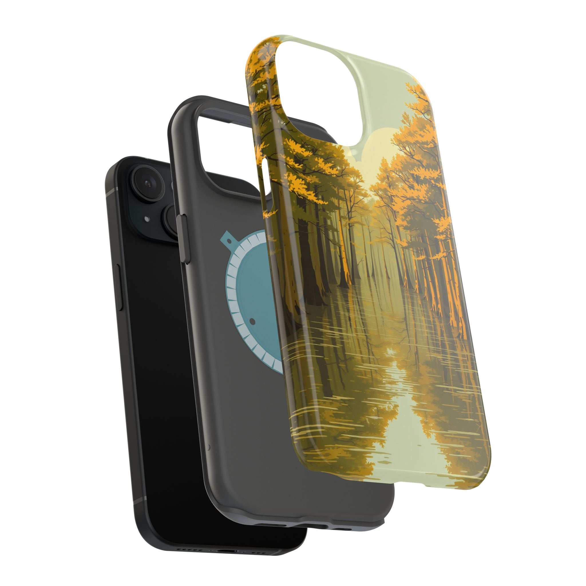iPhone Cypress Swamp Enchanted Art Bold Modern Everyday Snap Case · iPhone Case