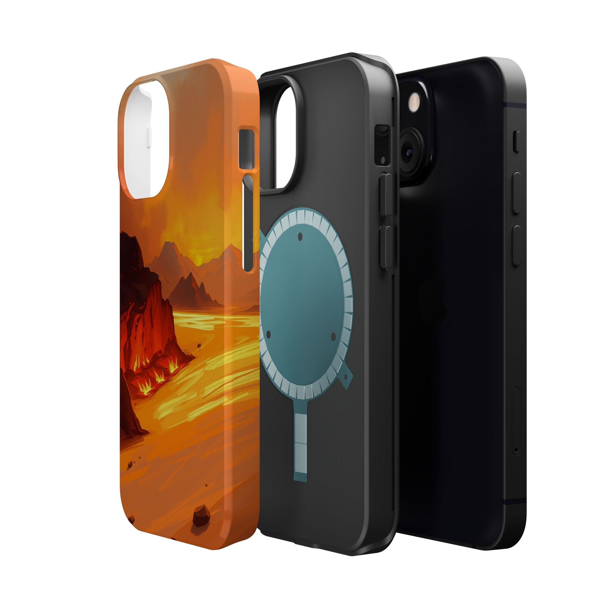 iPhone Burnt Orange And Sand Wildfire Glow Slim iPhone Everyday · iPhone Case