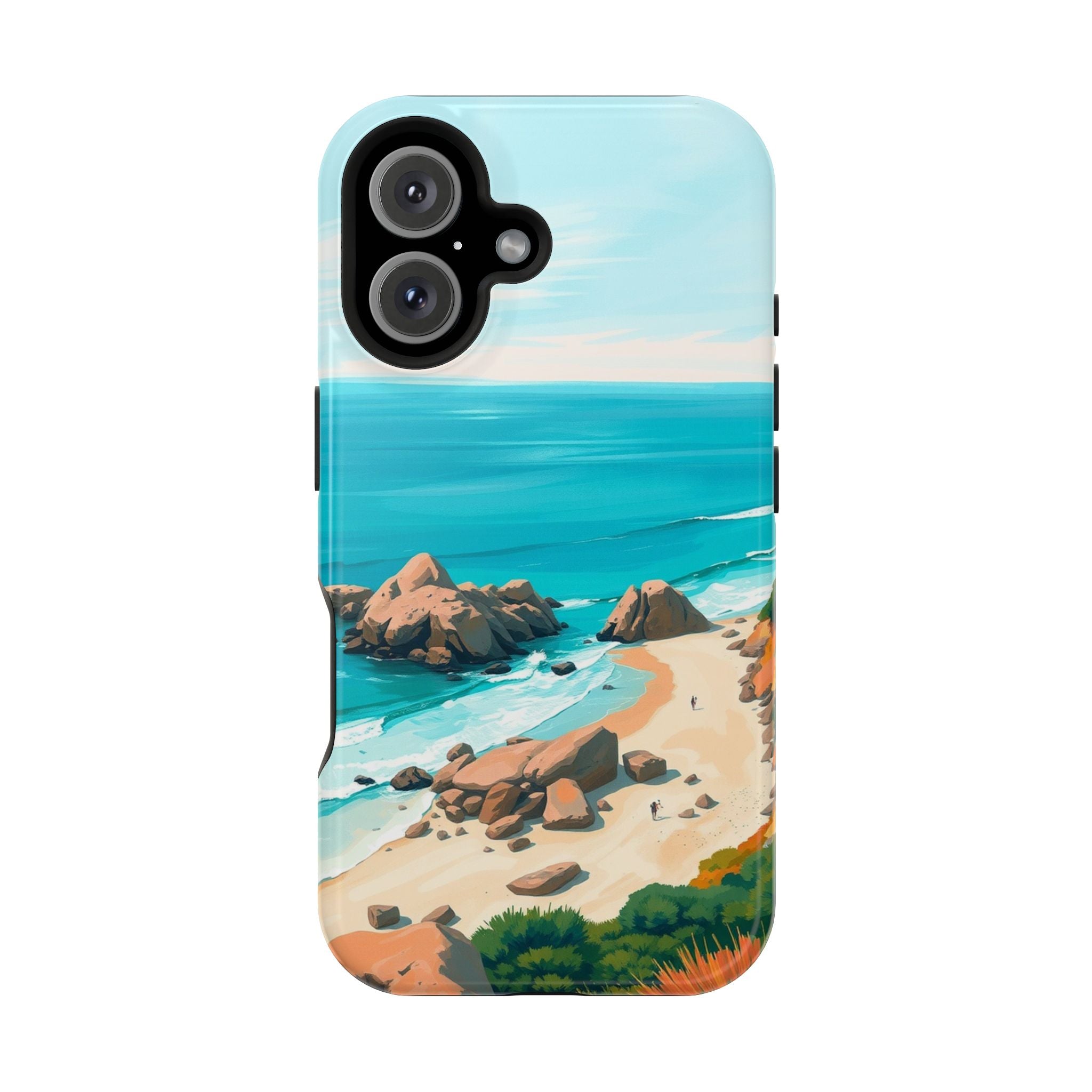 iPhone Pebble Beach Cinematic Art Bold Modern Everyday Snap Case · iPhone Case