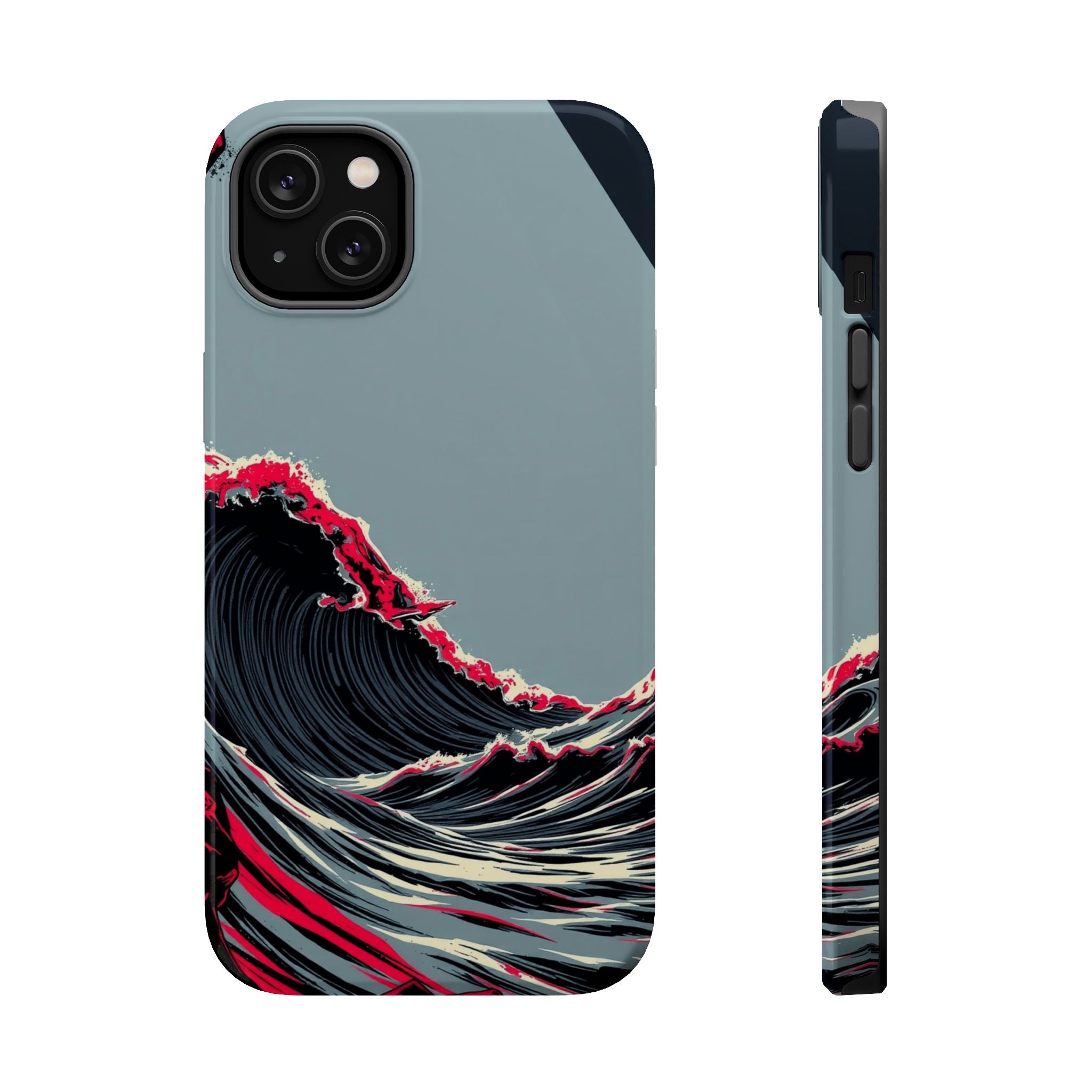 iPhone Vibrant Wave Interference Design Slim Everyday iPhone Designer · iPhone C