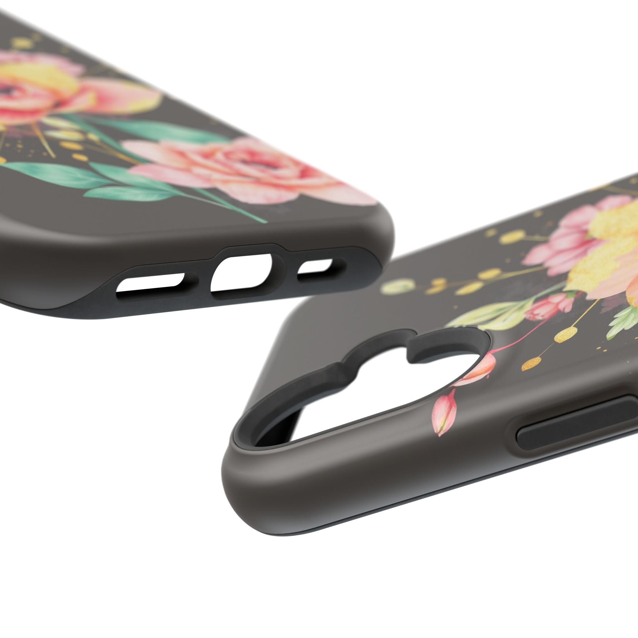 iPhone Earthy Floral Watercolor Splash Design Clean iPhone 14 Minimal · iPhone C