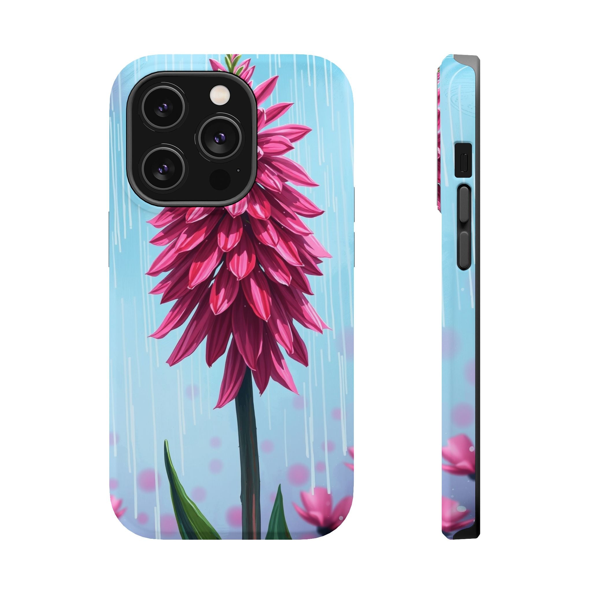 iPhone Cyan And Magenta Spring Shower Bloom Slim iPhone Everyday · iPhone Case