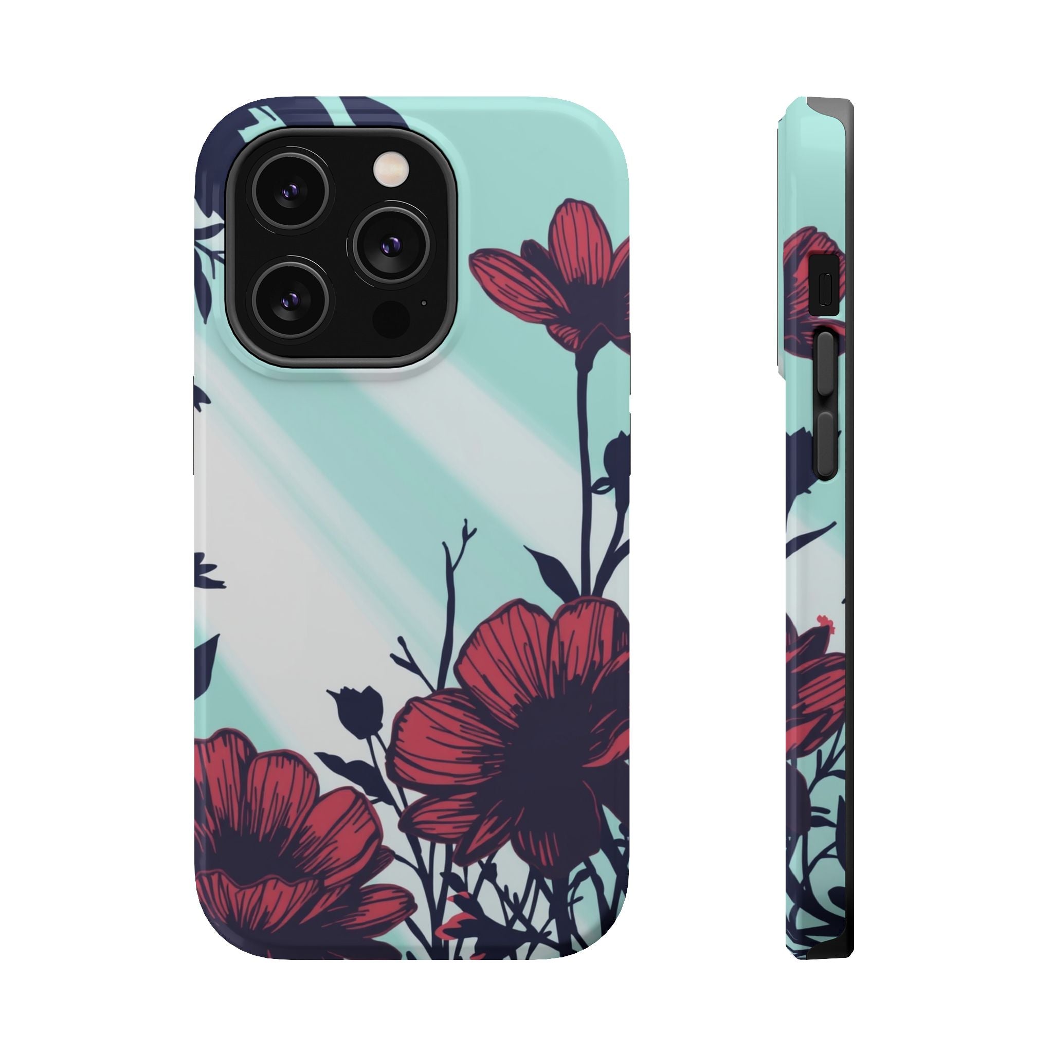 iPhone Floral Silhouette Cinematic Art Slim Everyday Designer Case · iPhone Case