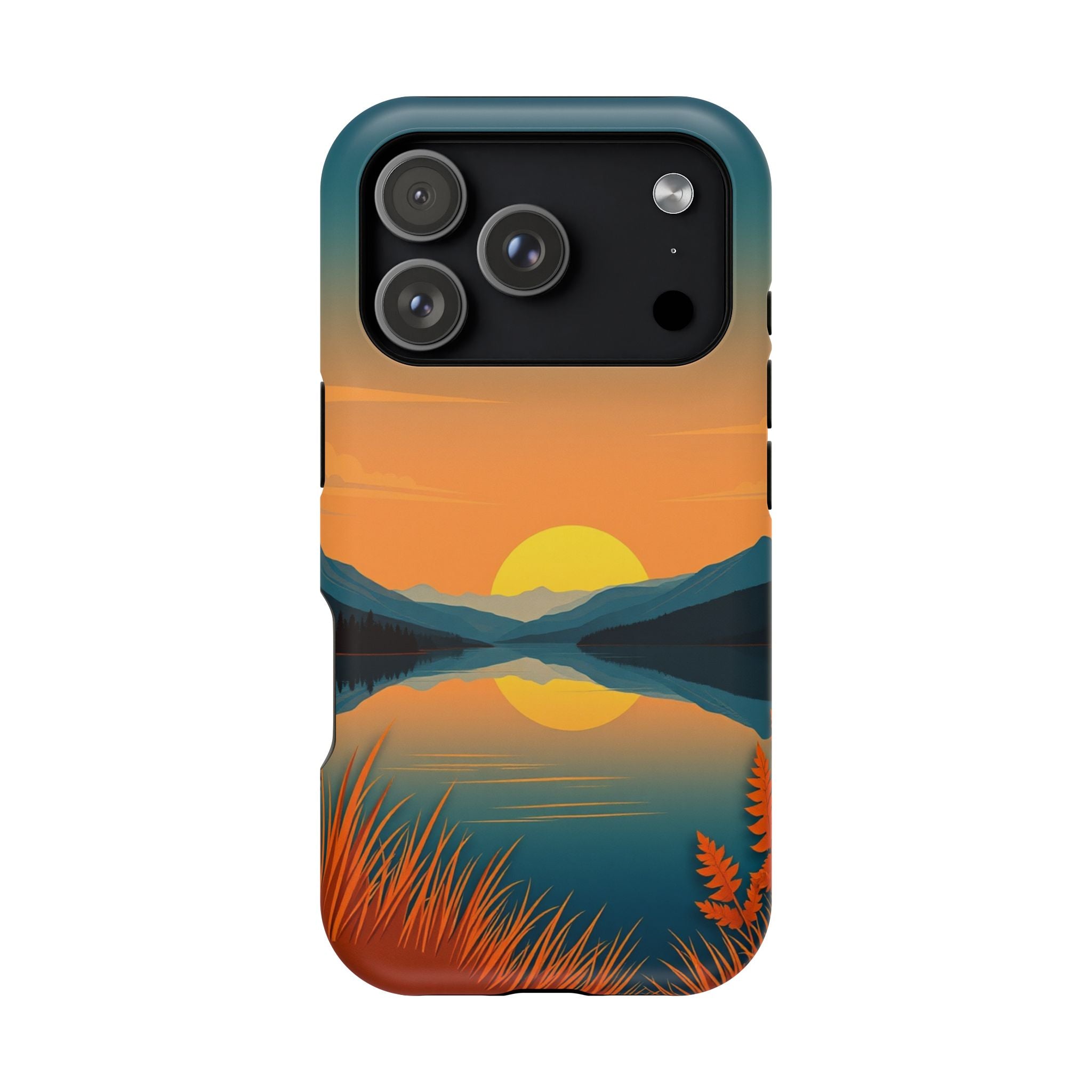 iPhone Lake at Twilight Cinematic Art Slim Everyday Designer Case · iPhone Case