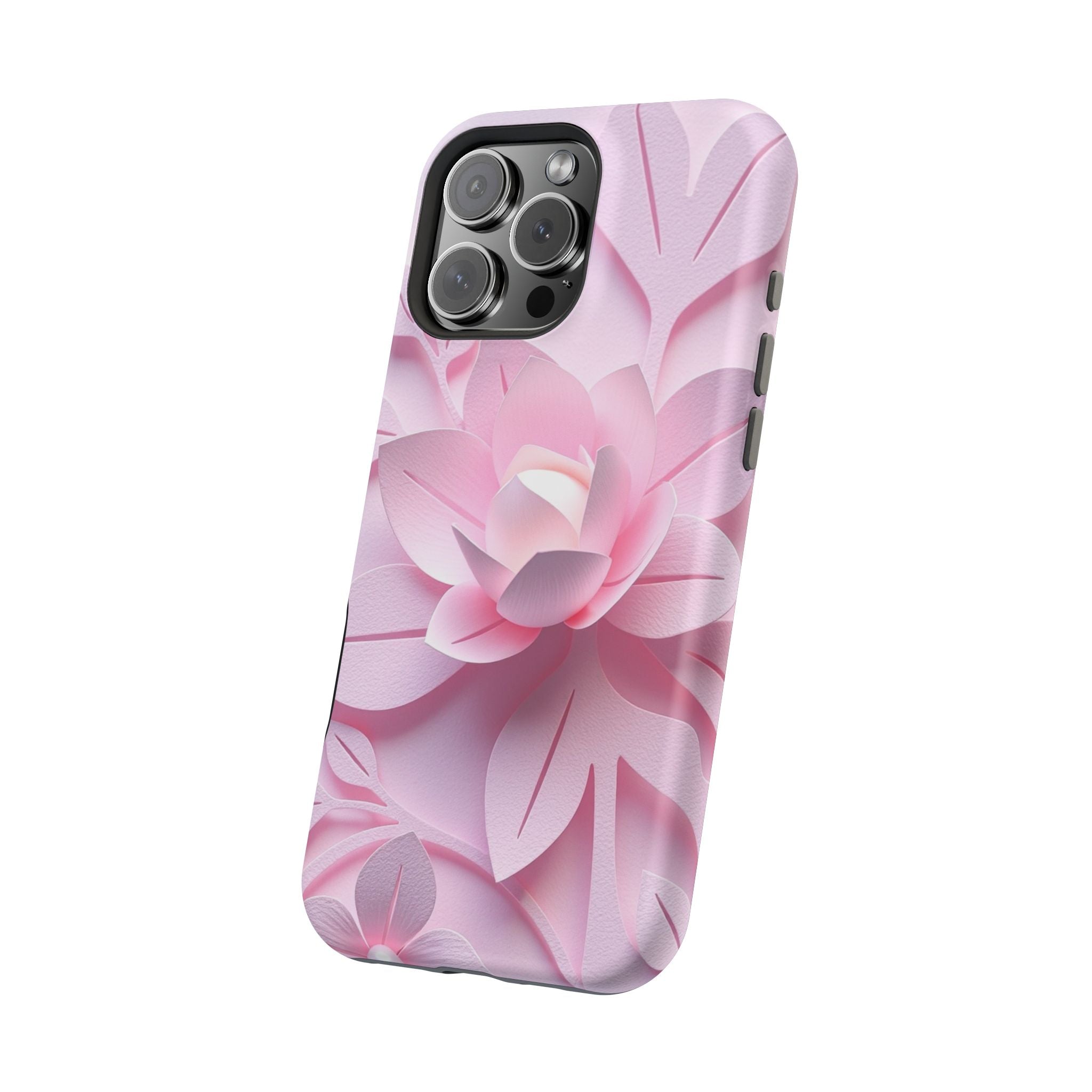 iPhone Floral Geometric Paper Cut Art Slim Everyday Designer Case · iPhone Case