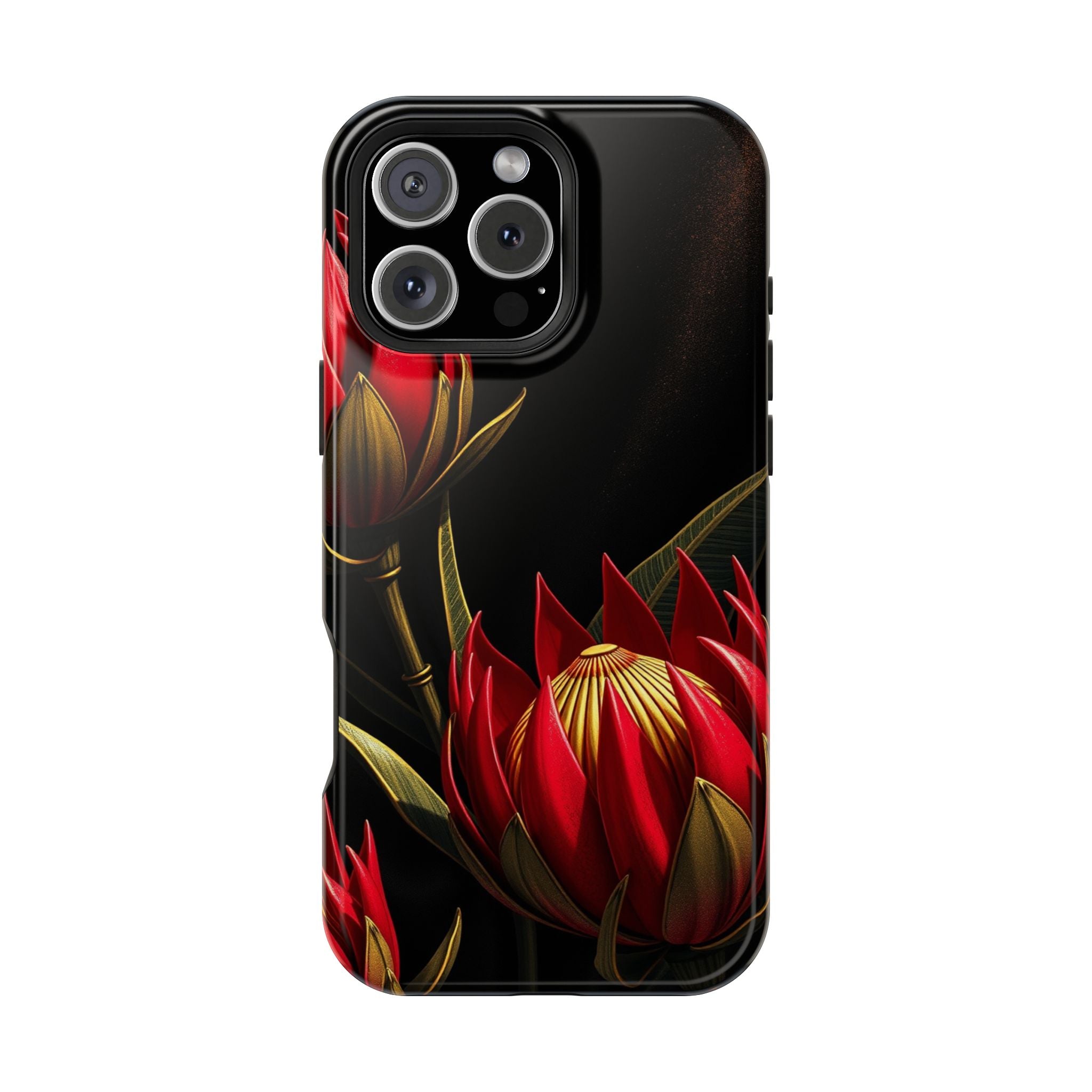 iPhone Protea Bold Gold Foil Luxury Slim Everyday Designer Case · iPhone Case