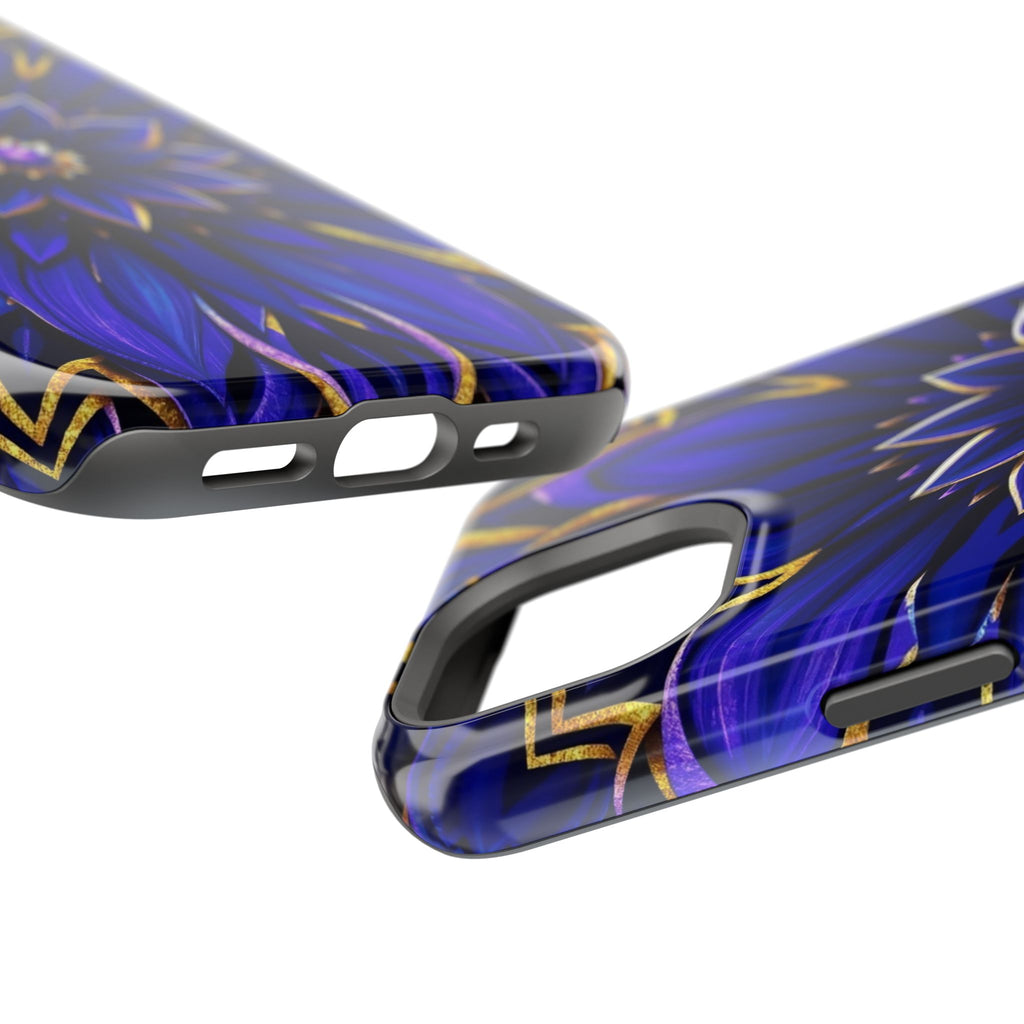 iPhone Floral Mandala Electric Art 14 Slim Everyday Designer Case · iPhone Case