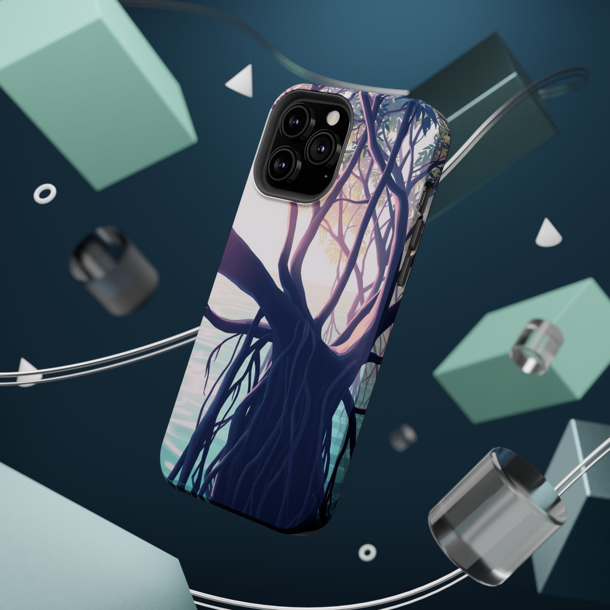 iPhone Mangrove Roots Holographic Iridescent Slim iPhone Everyday · iPhone Case