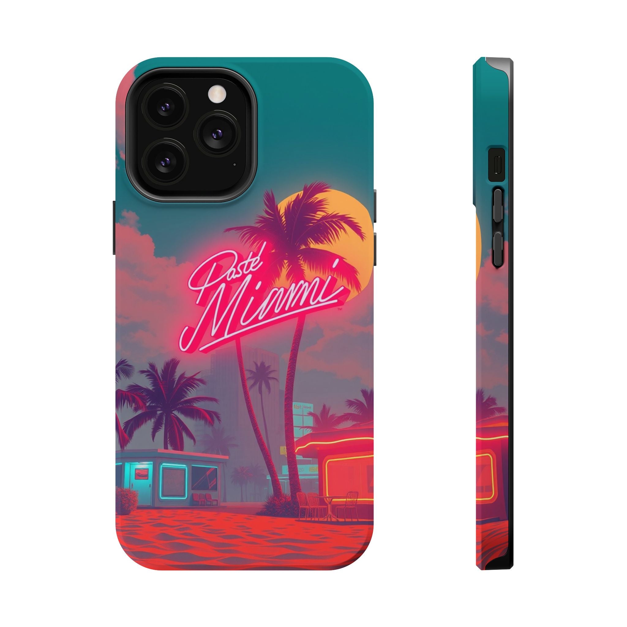 iPhone 1980s Pastel Miami Enchanted Art Slim Everyday Designer Case · iPhone Cas