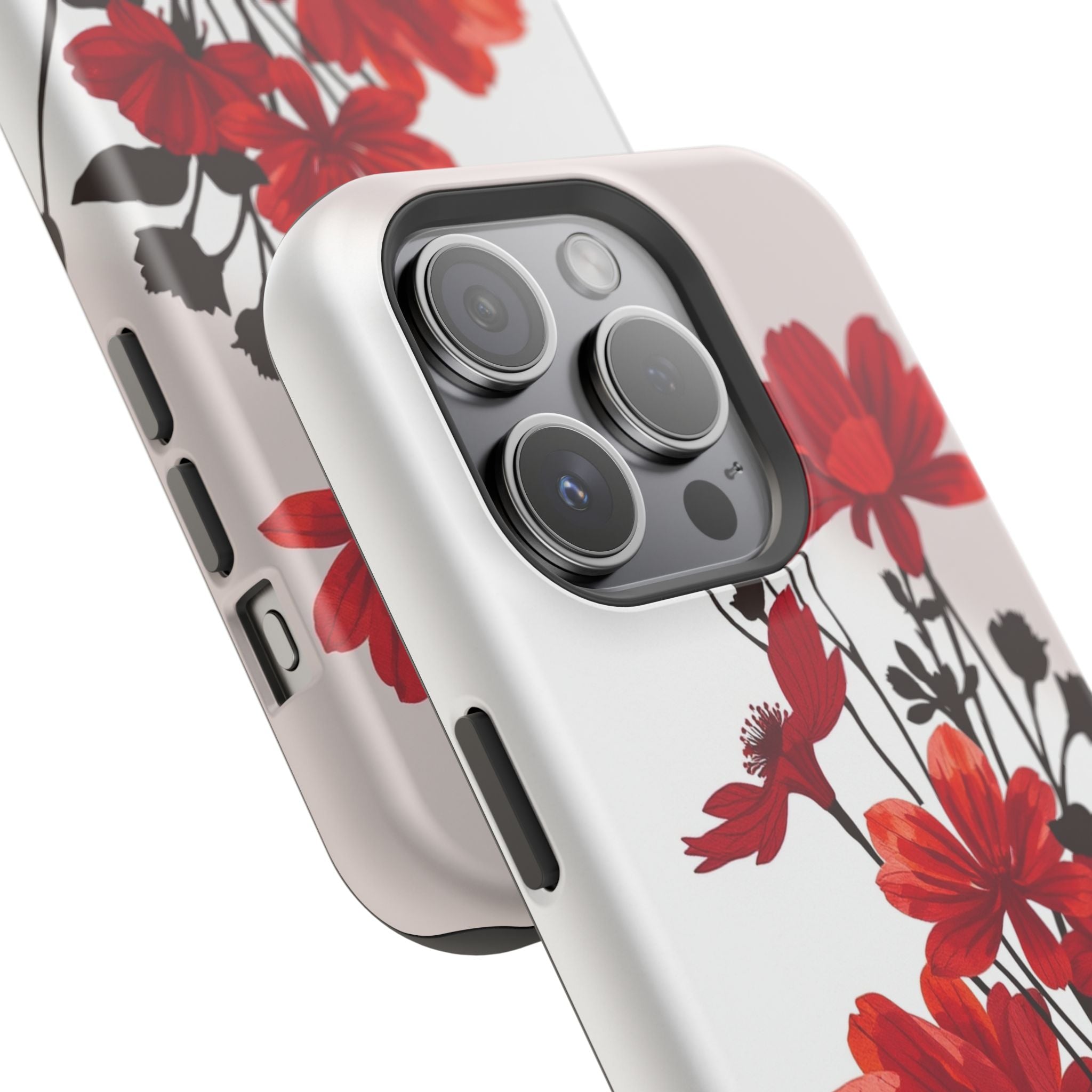 iPhone Floral Silhouette Cinematic Art Slim Snap Case · iPhone Case