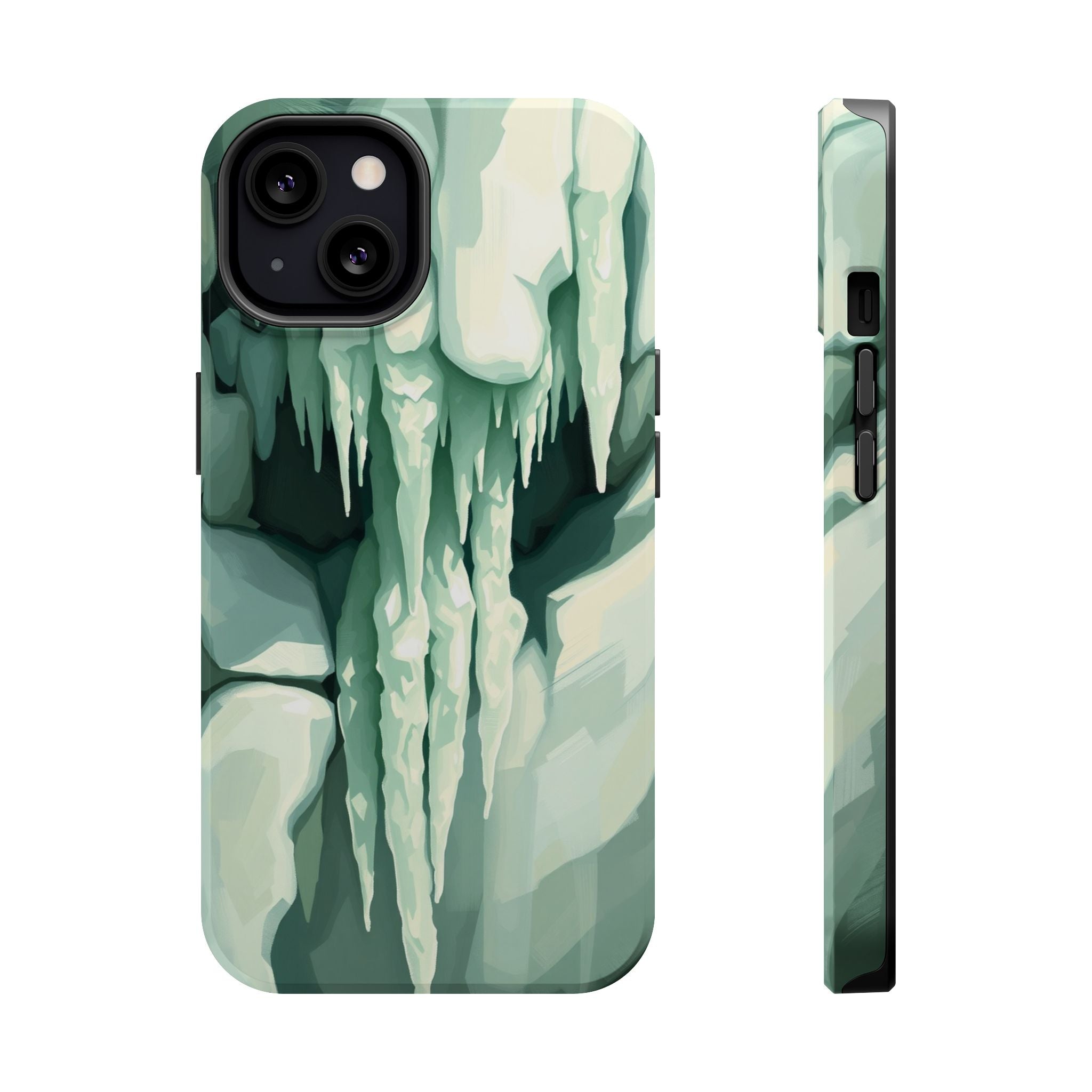 iPhone Earthy Icicle Formation Design Slim Everyday Designer Case · iPhone Case