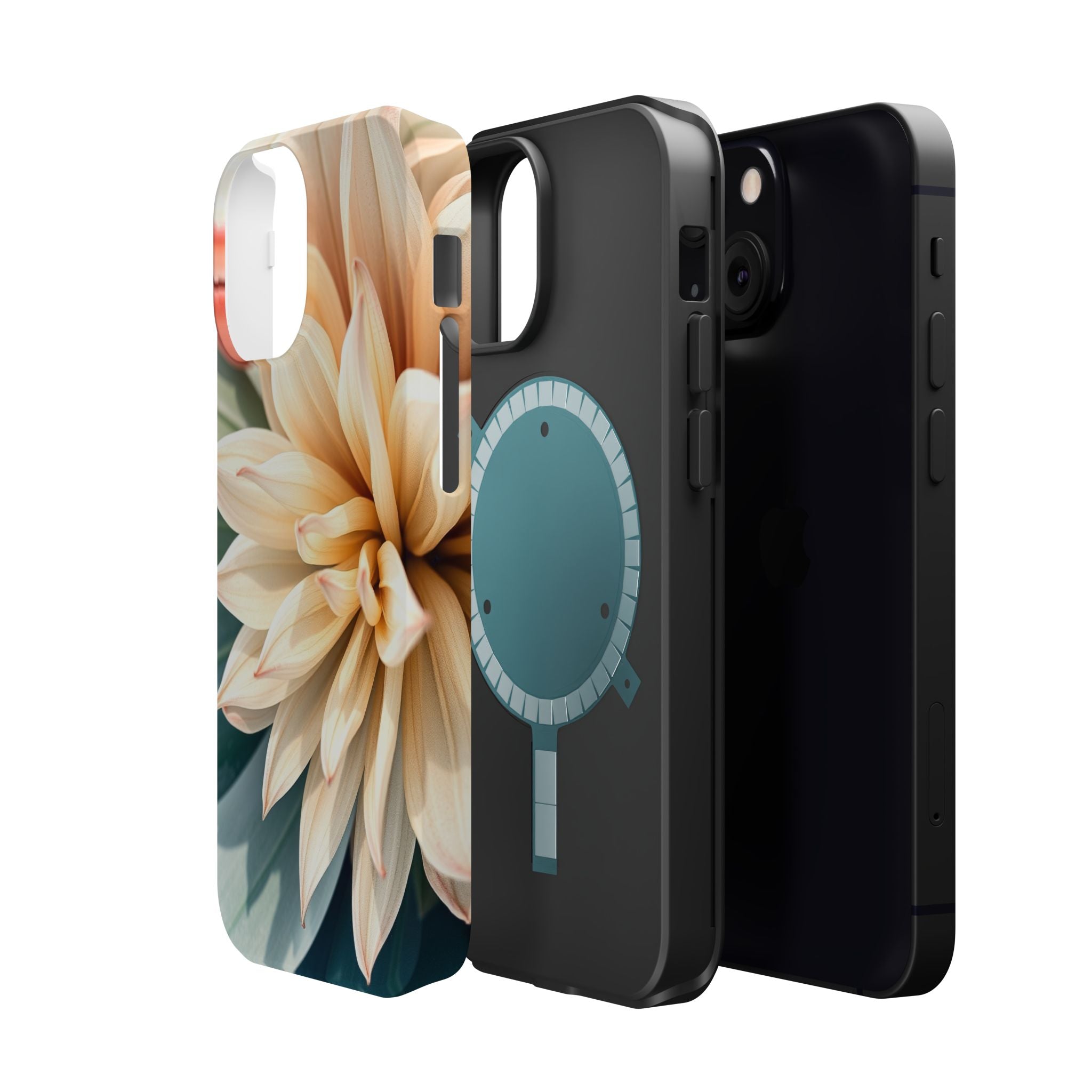 iPhone Neon Floral Radiant Design Clean Minimal Snap Case · iPhone Case