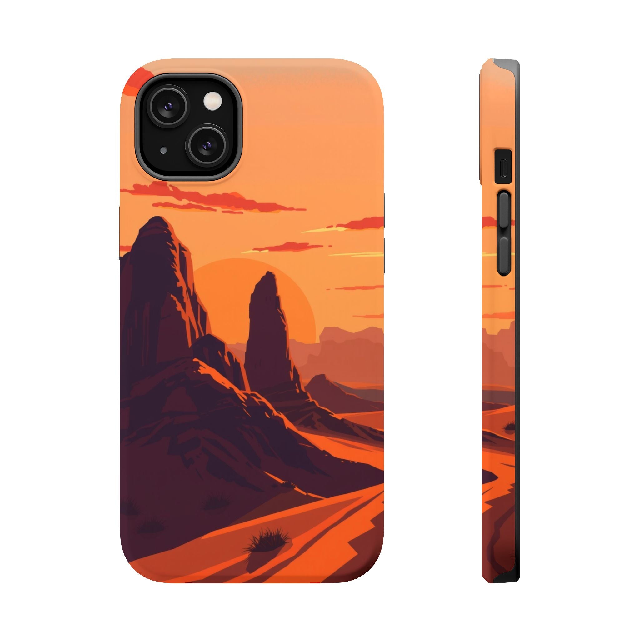 iPhone Vibrant Mesa Sunset Design 13 Slim Everyday Designer Case · iPhone Case