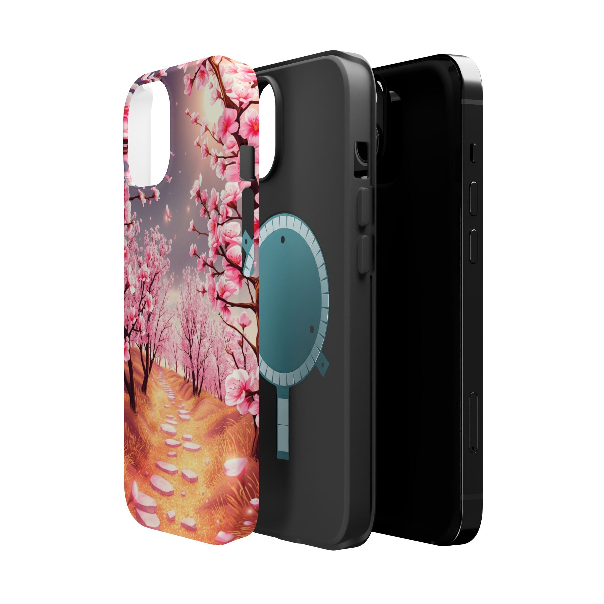 iPhone Dreamy Blossom Trail Design 14 Slim Everyday Designer Case · iPhone Case
