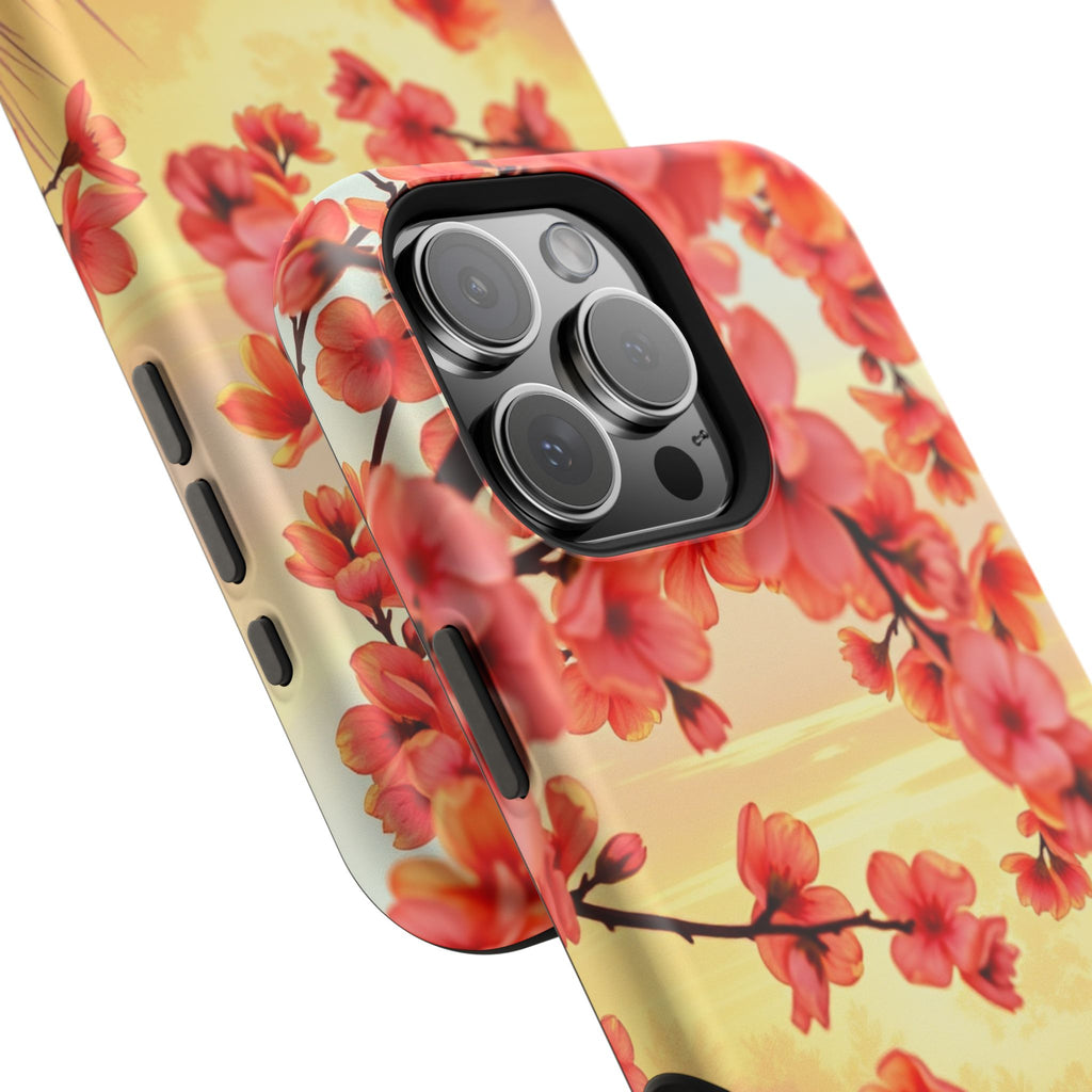 iPhone Sunset Amber And Peach Blossom Trail Slim Snap Cas Carry Case · iPhone Ca