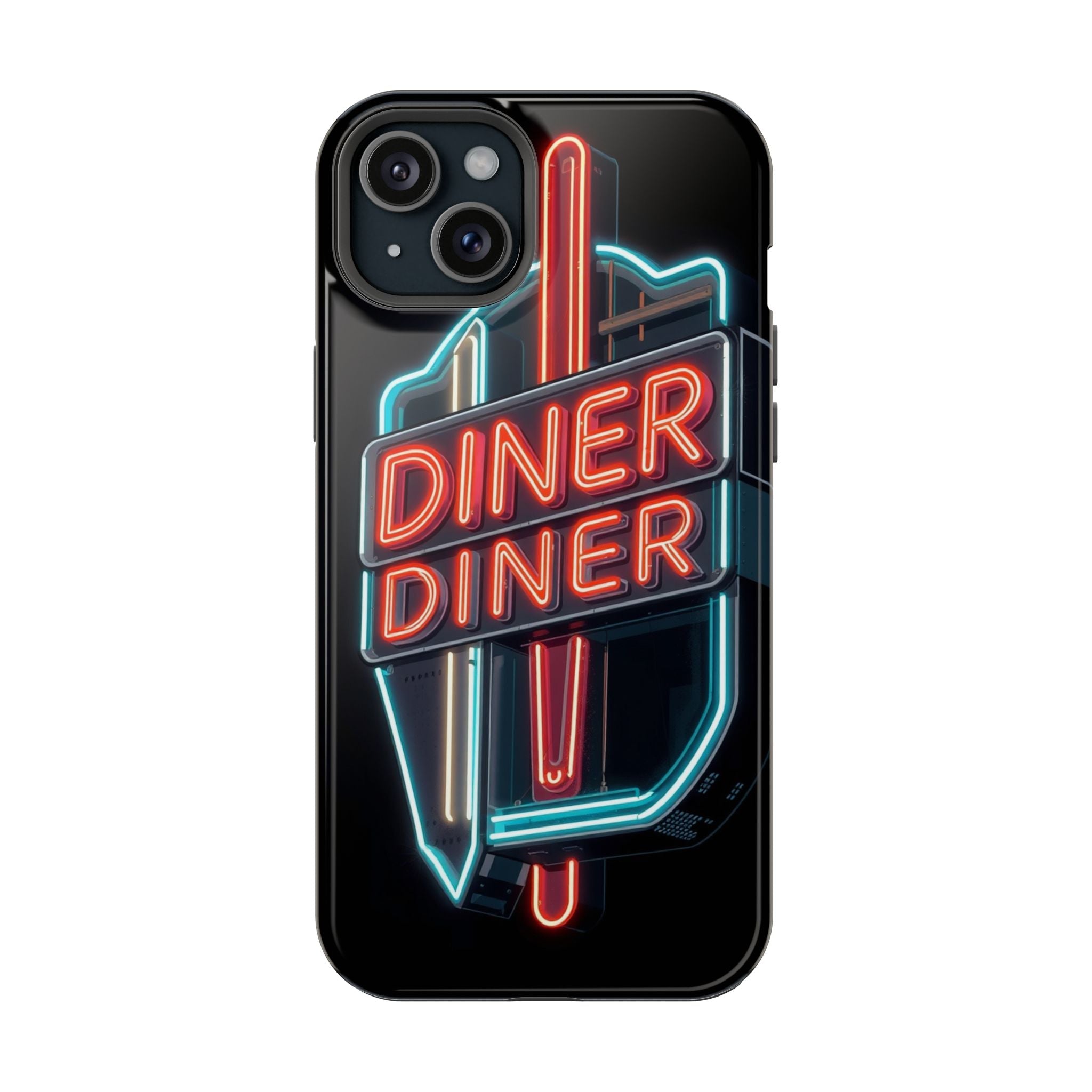 iPhone Neon Diner Sign Electric Art Slim Everyday Designer Case · iPhone Case