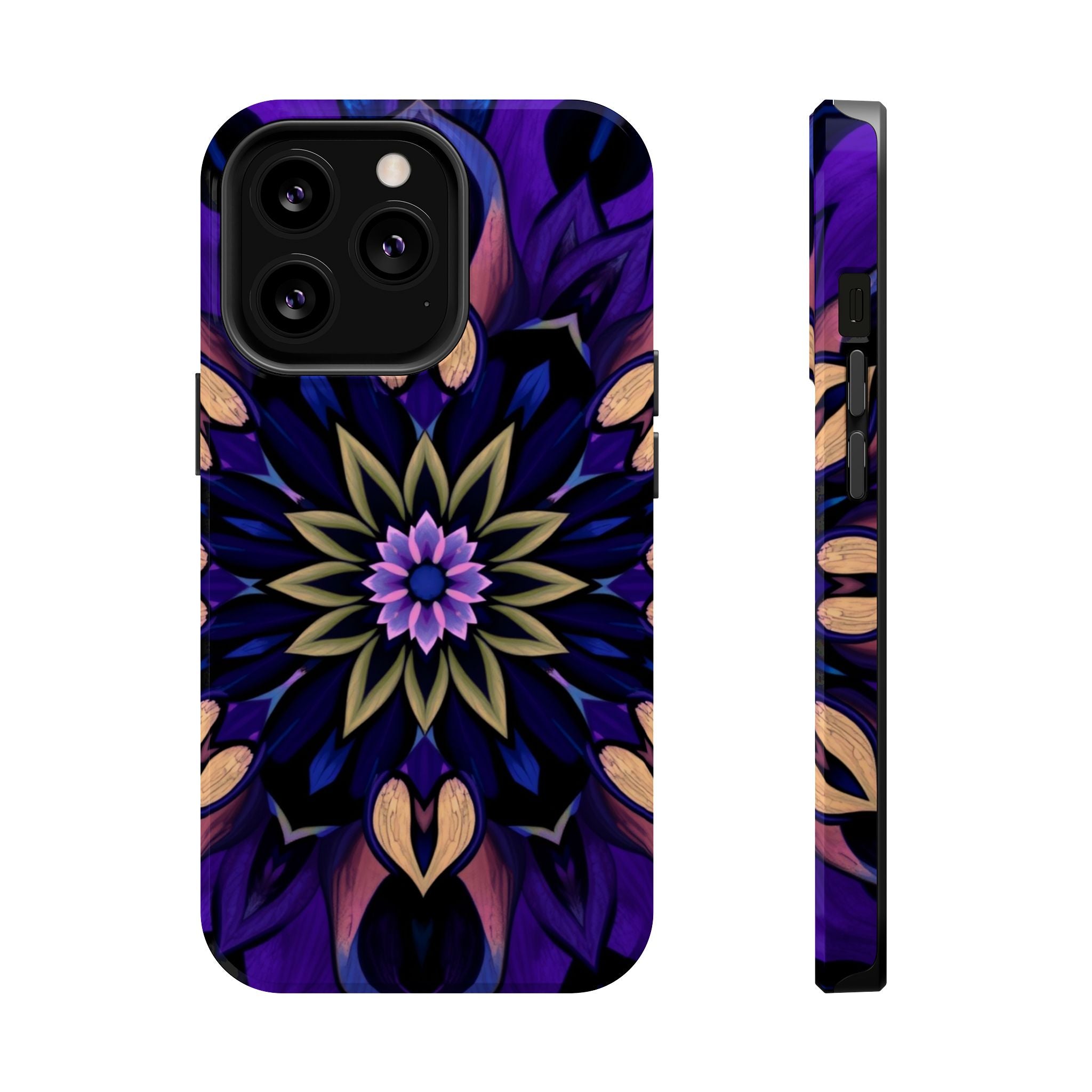 iPhone Floral Mandala Mystic Art Bold Modern Everyday Snap Case · iPhone Case