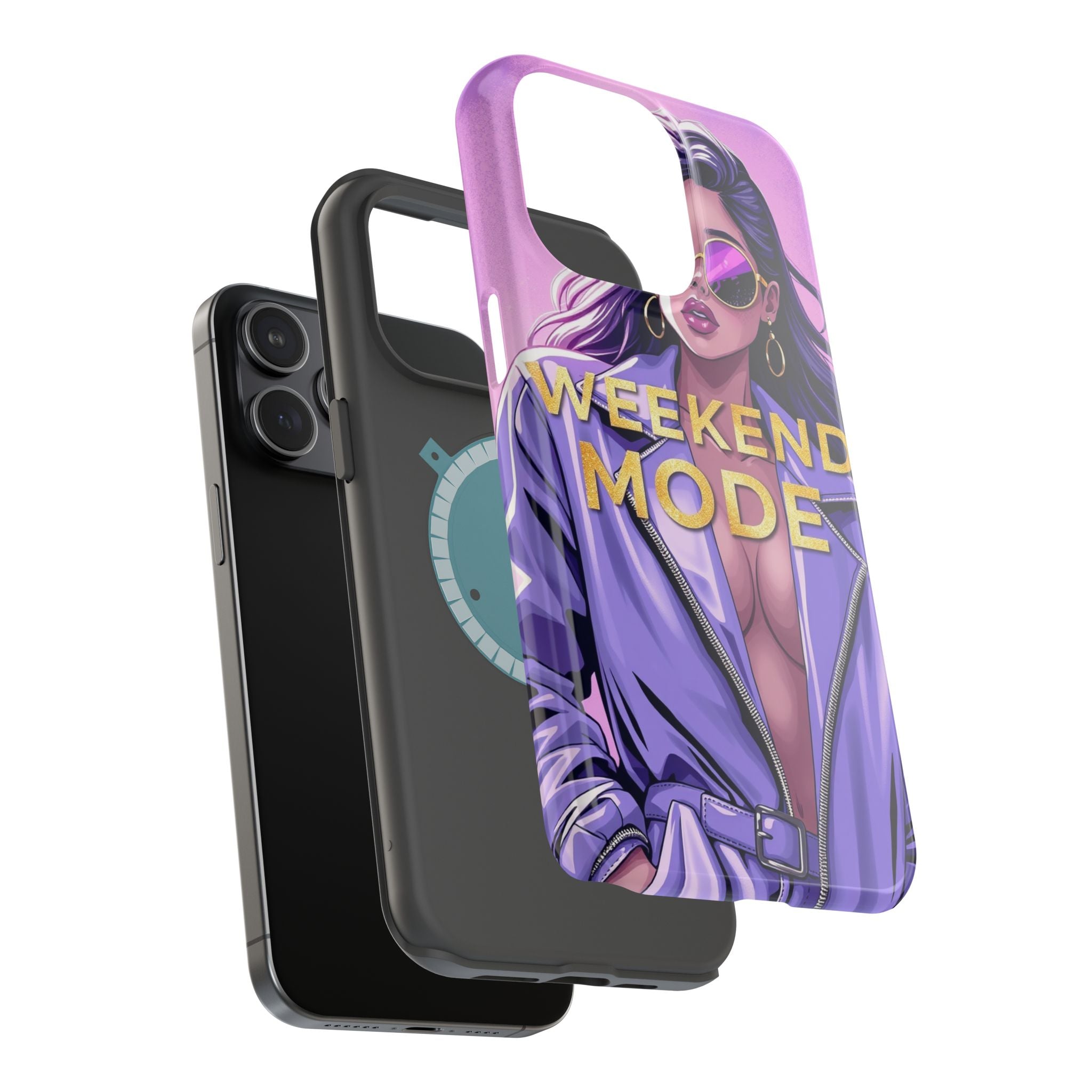 iPhone Lavender And Pearl Weekend Mode On Slim Everyday Designer Case · iPhone C