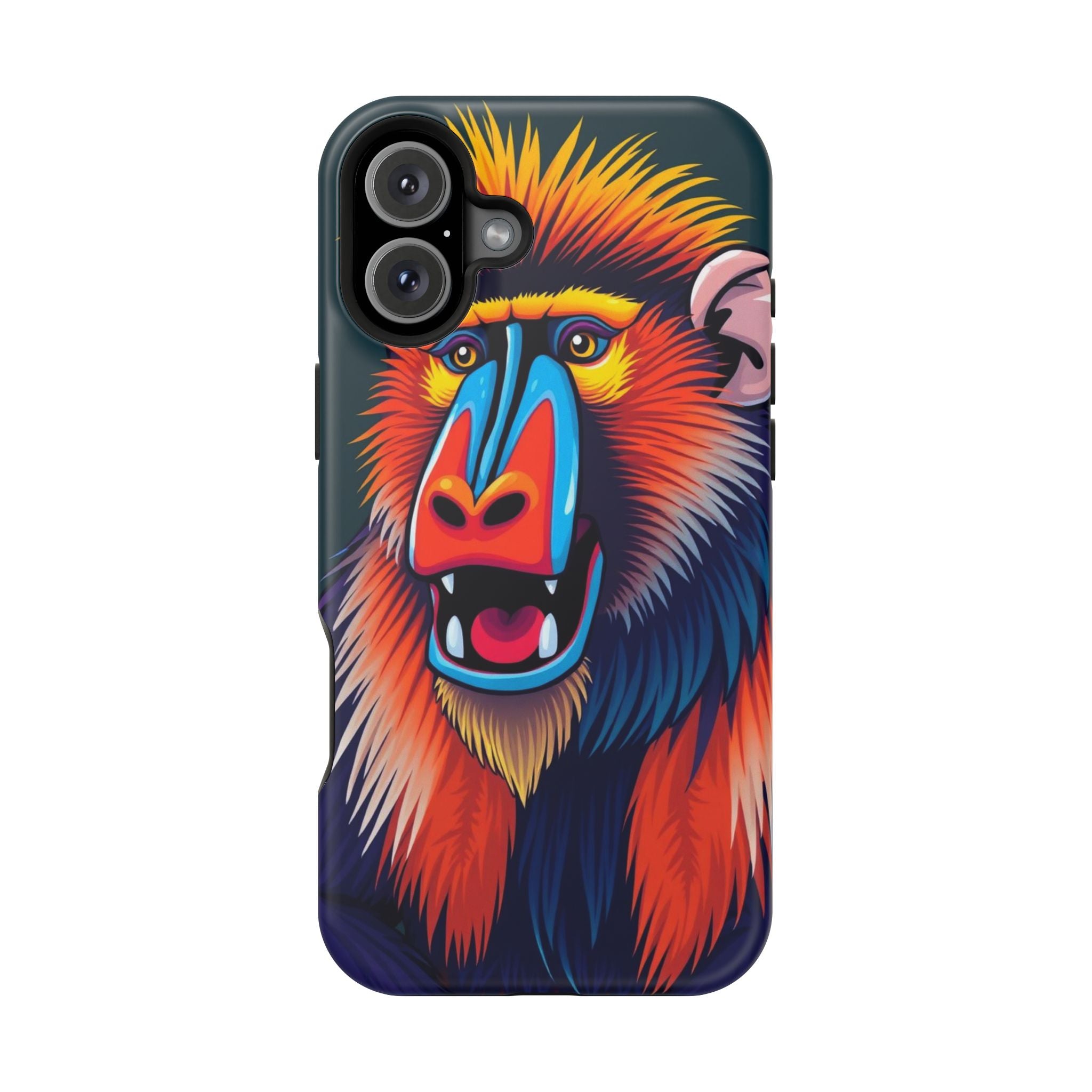 iPhone Mandrill Colorful Face Kids Fun iPhone Phone Case Gift Slim · iPhone Case
