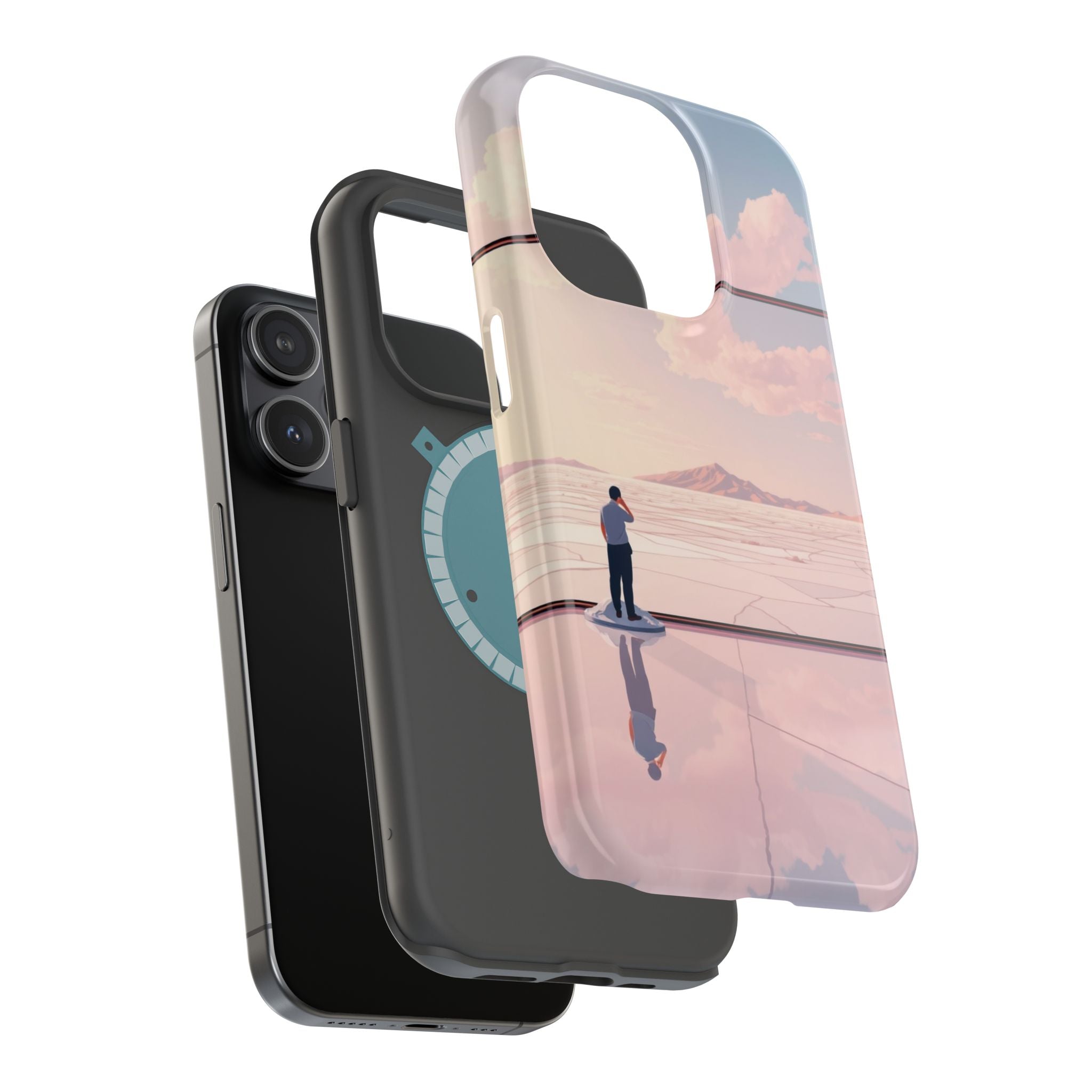 iPhone Salt Flat Mirror Stained Glass Slim Everyday Designer Case · iPhone Case