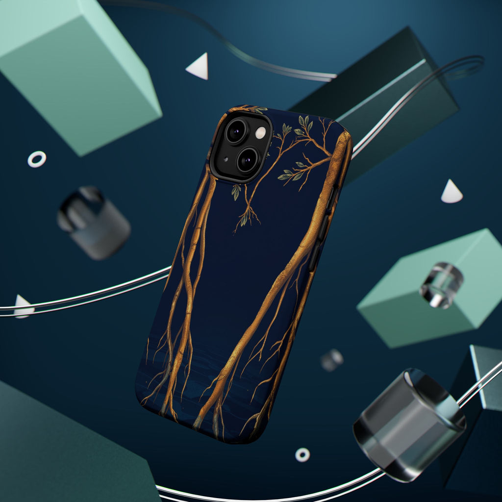 iPhone Mangrove Roots Electric Art Bold Modern Everyday Snap Case · iPhone Case