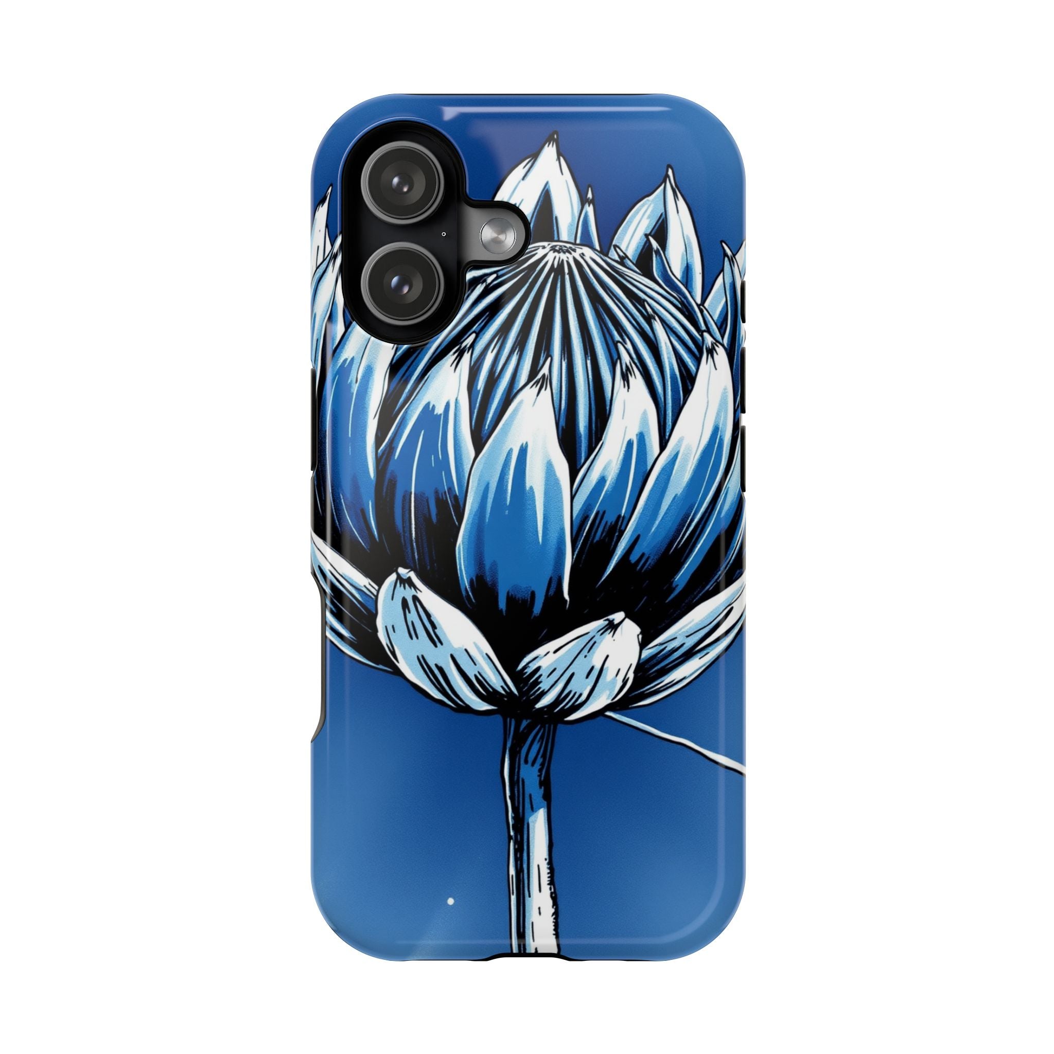 iPhone Protea Bold Hand-Drawn Sketch Slim Everyday Designer Case · iPhone Case