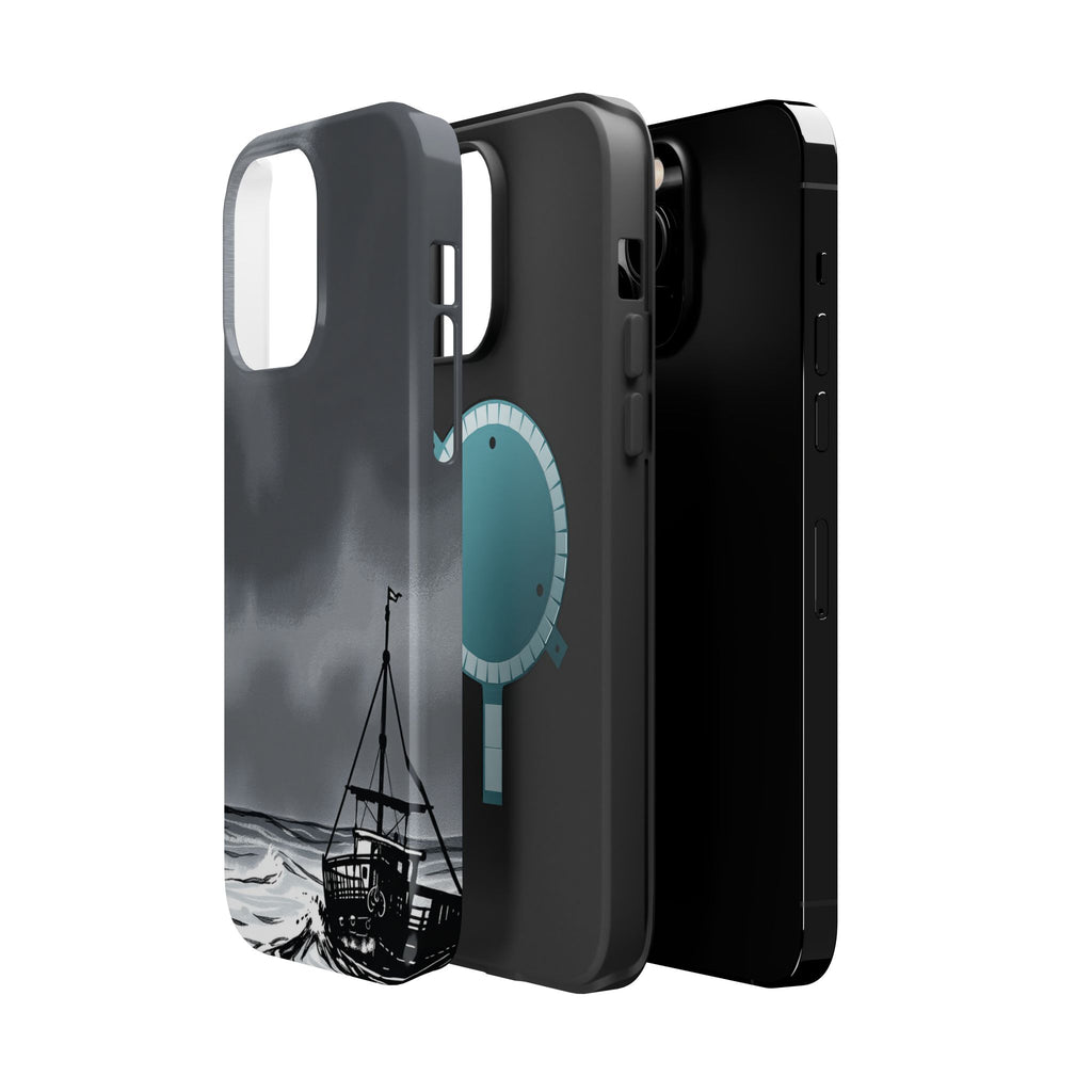 iPhone Storm at Sea Electric Art Bold Modern Everyday Snap Case · iPhone Case
