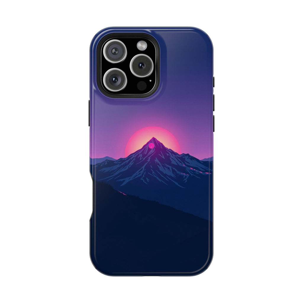 iPhone Mountain at Sunrise Electric Art Slim Everyday iPhone 15 · iPhone Case