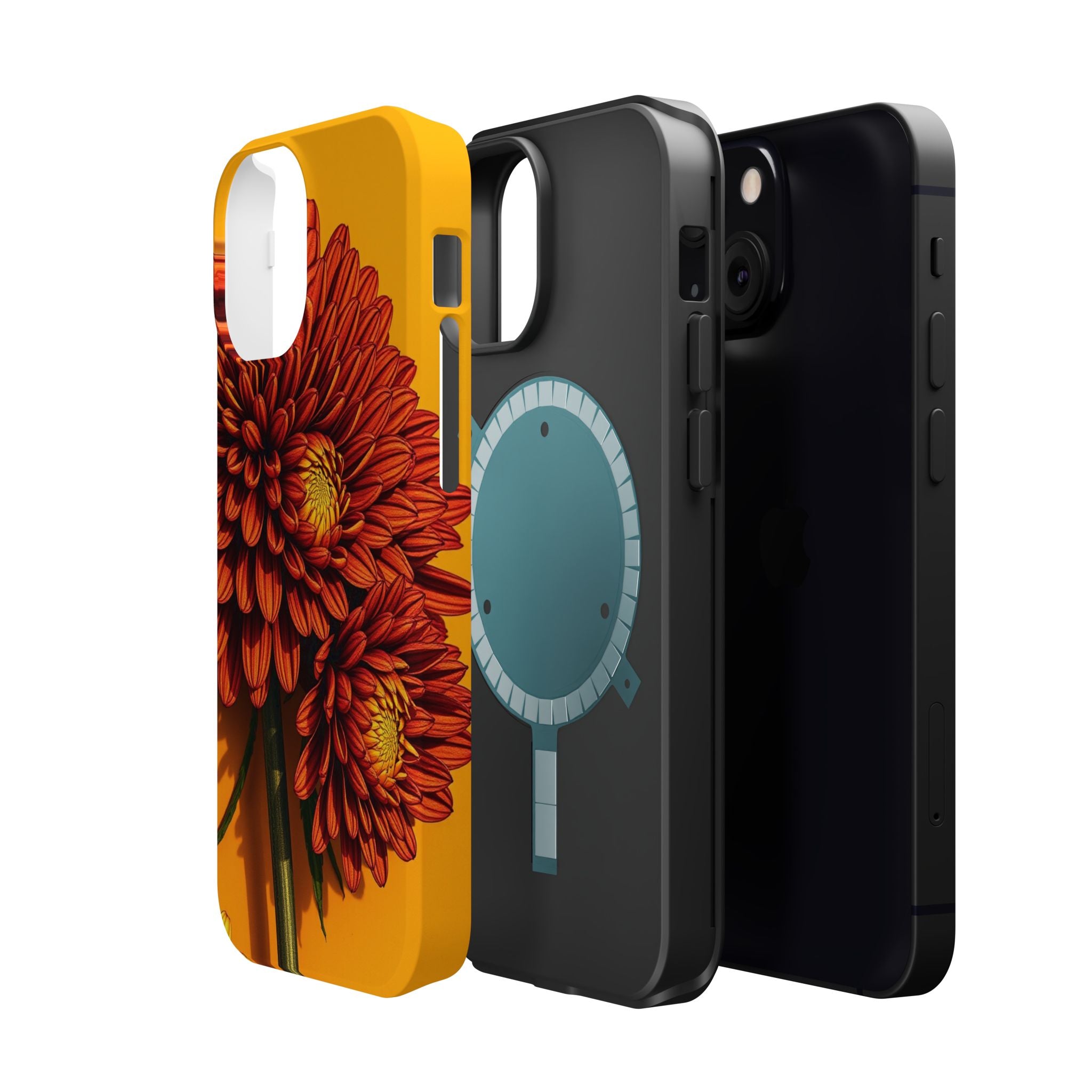 iPhone Mustard And Rust Ranunculus Stack Slim Everyday iPhone 14 · iPhone Case