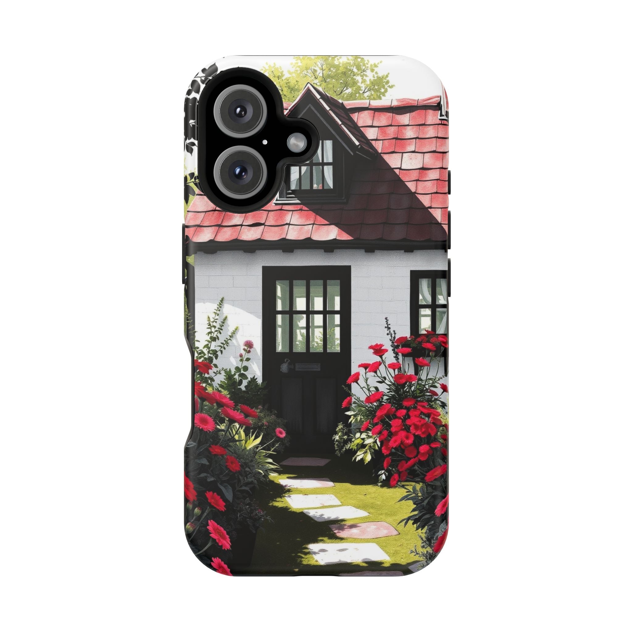 iPhone Cottage Garden Vibrant Watercolor Slim Snap Case · iPhone Case