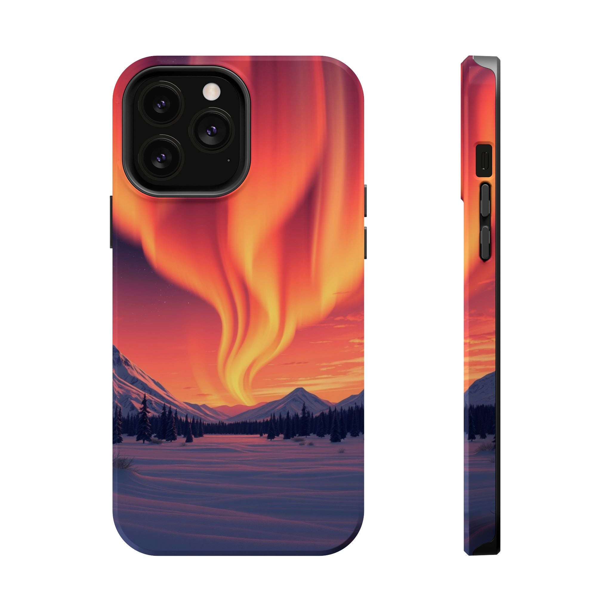 iPhone Sunset Amber And Peach Northern Lights Slim iPhone Everyday · iPhone Case