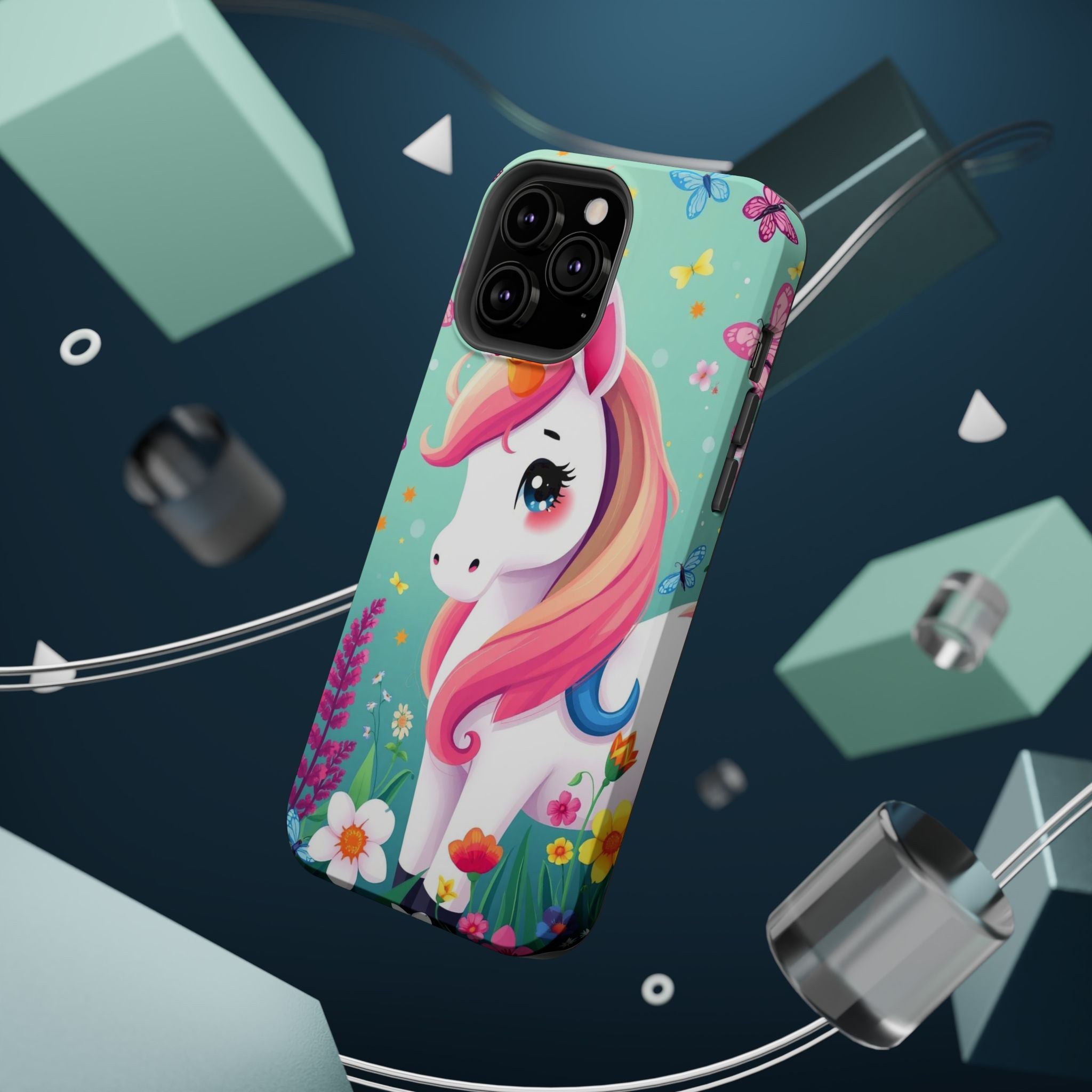 iPhone Dragonfly Unicorn Kids Fun iPhone Phone Case Gift Clean Minimal · iPhone