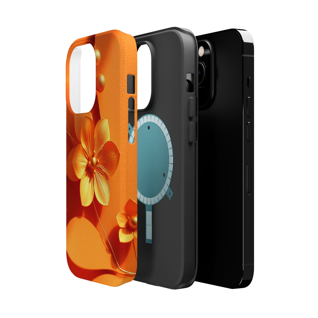 iPhone Floral Geometric Gold Foil Luxury Slim Everyday iPhone Designer · iPhone