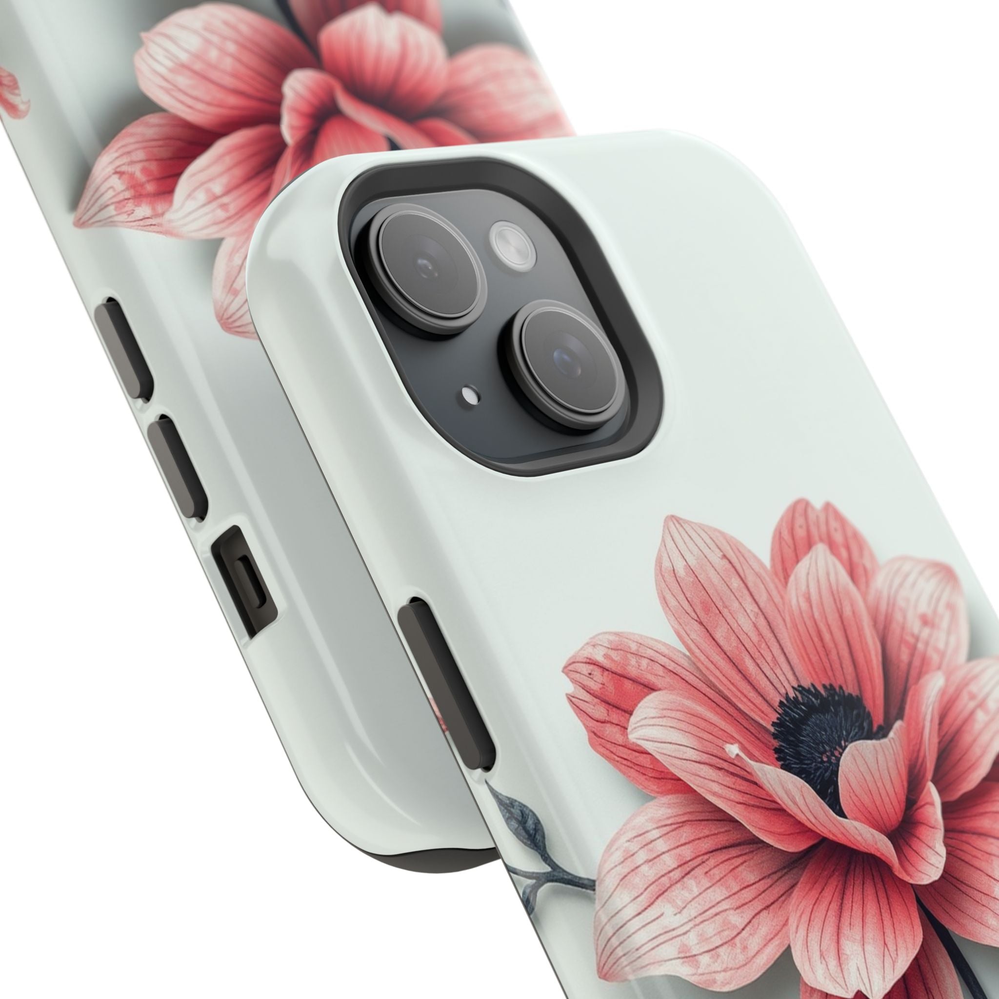 iPhone Dreamy Floral Ink Wash Design Slim Everyday iPhone 12 Designer · iPhone C