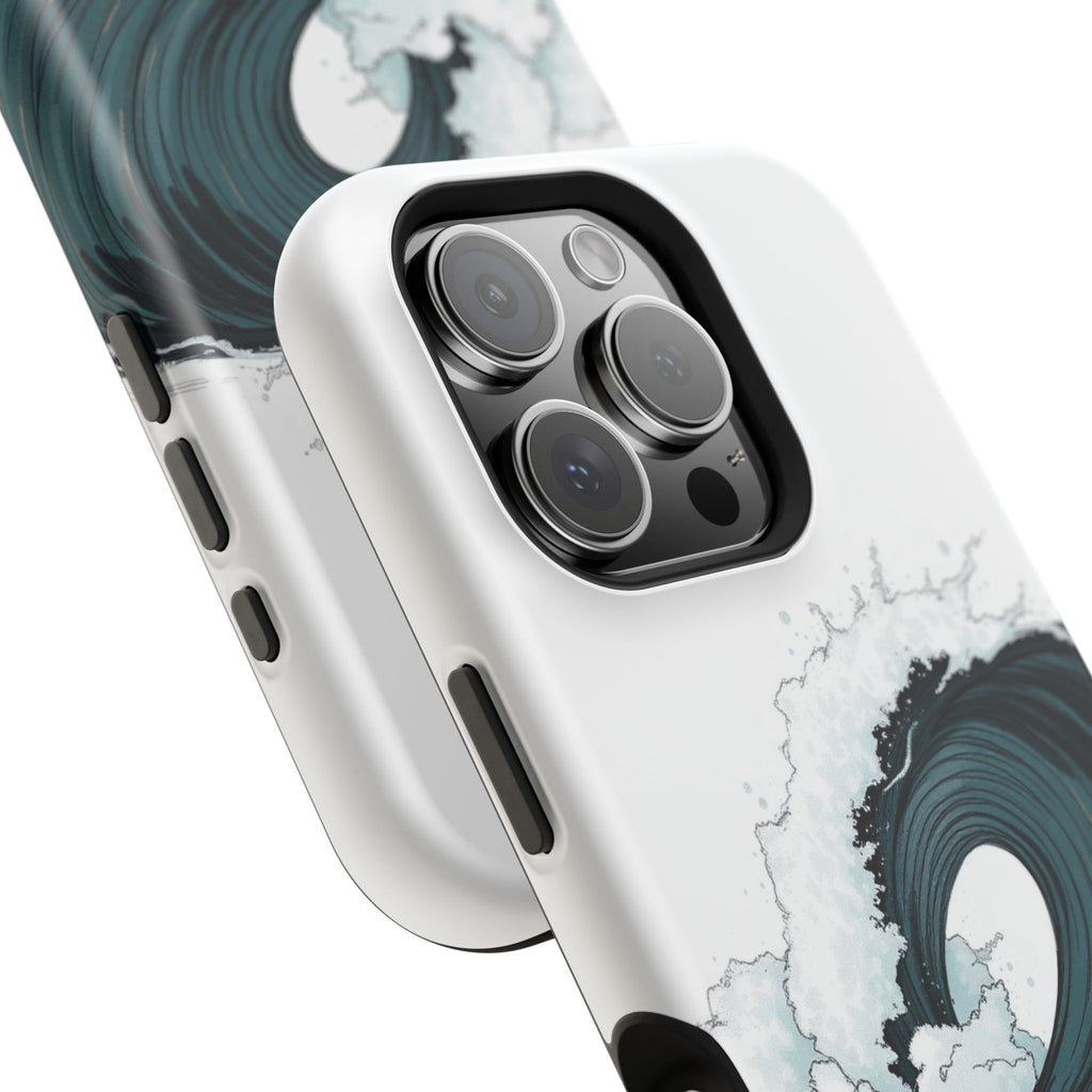 iPhone Ocean Wave Crash Hand-Drawn Sketch Slim iPhone Everyday Designer · iPhone