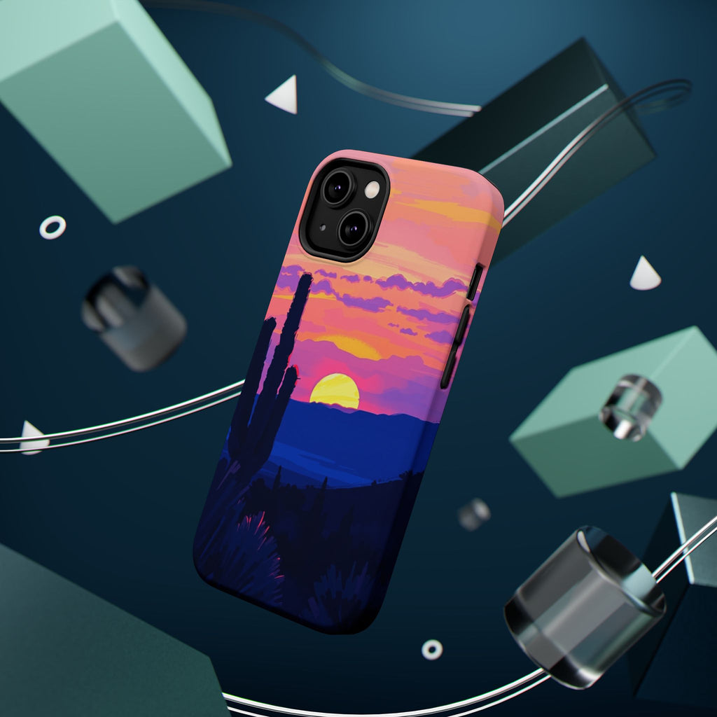 iPhone Mesa Sunset Oil Painting Impressionist Slim iPhone Everyday · iPhone Case